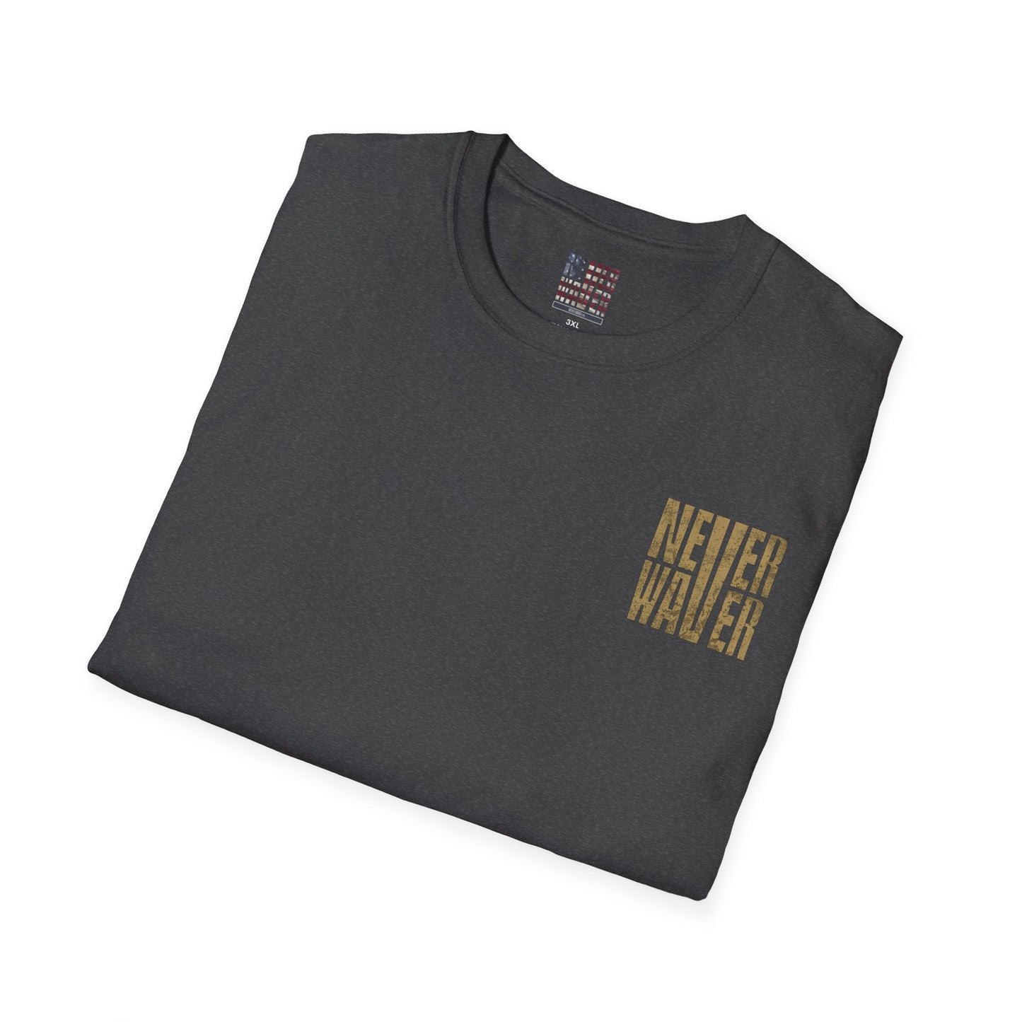 New Orleans Fans Never Waver Unisex Softstyle T-Shirt - Never Waver