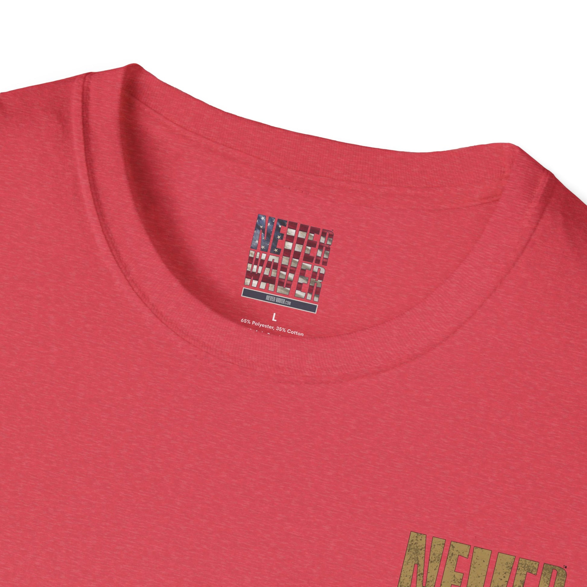 New Orleans Fans Never Waver Unisex Softstyle T-Shirt - Never Waver