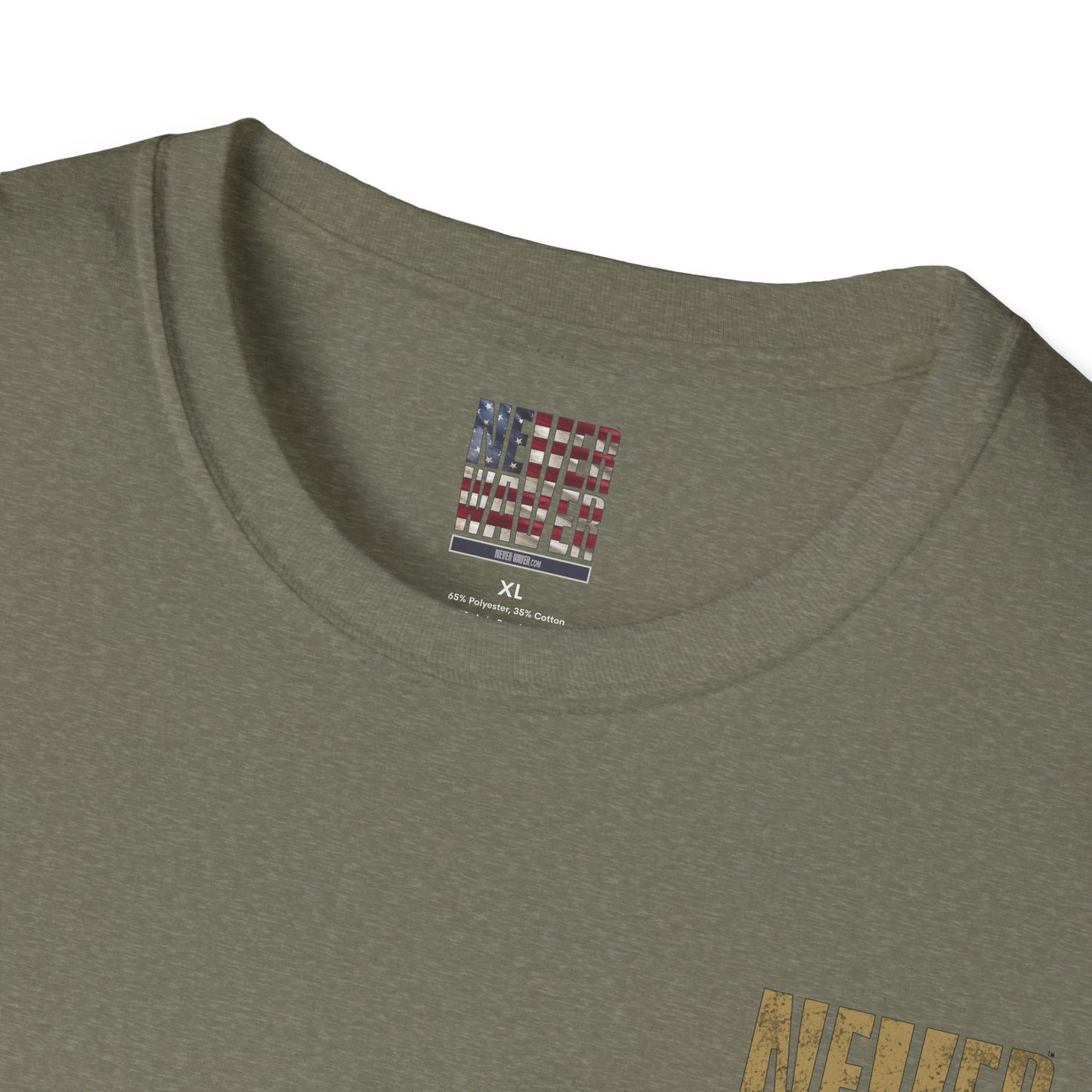 New Orleans Fans Never Waver Unisex Softstyle T-Shirt - Never Waver