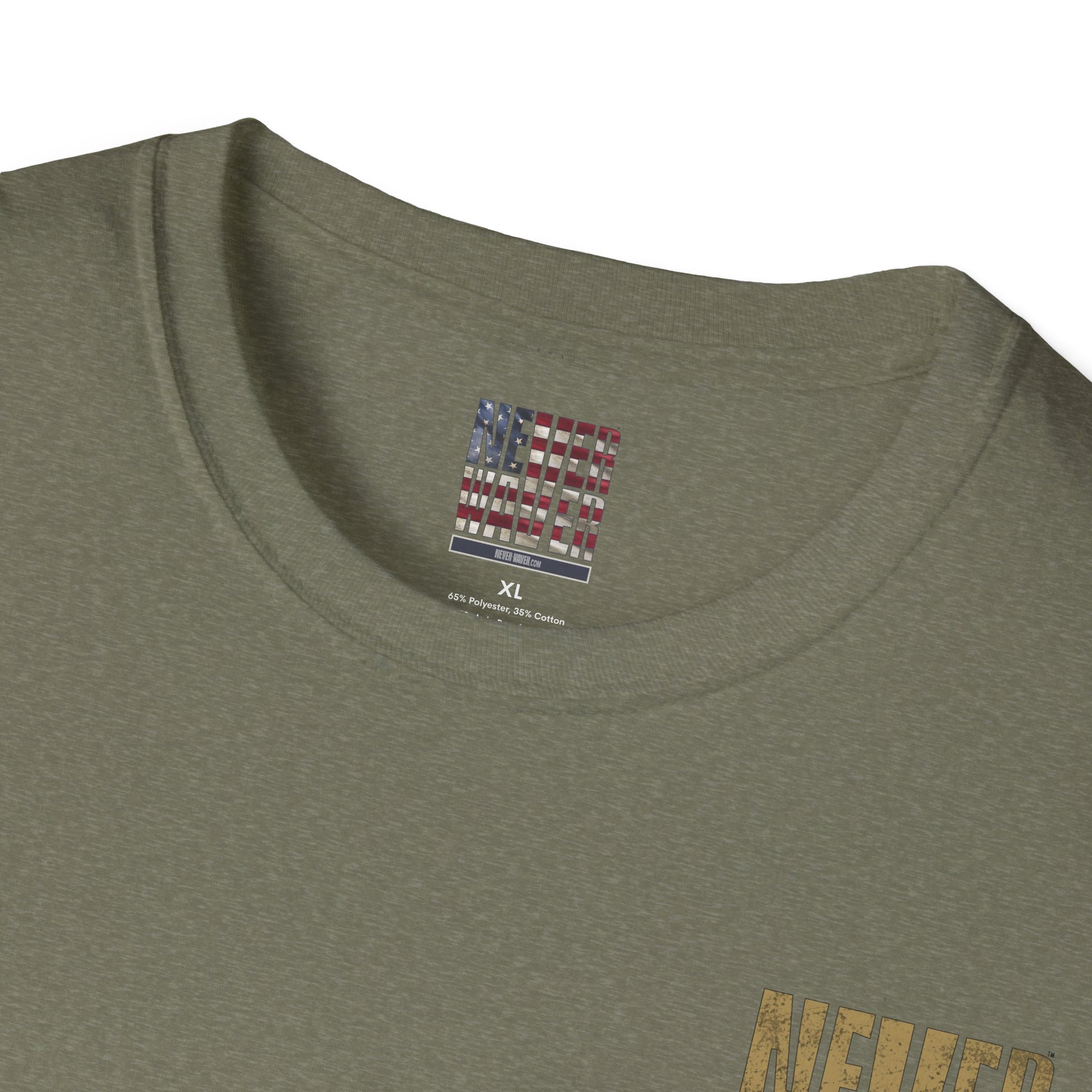 New Orleans Fans Never Waver Unisex Softstyle T-Shirt - Never Waver