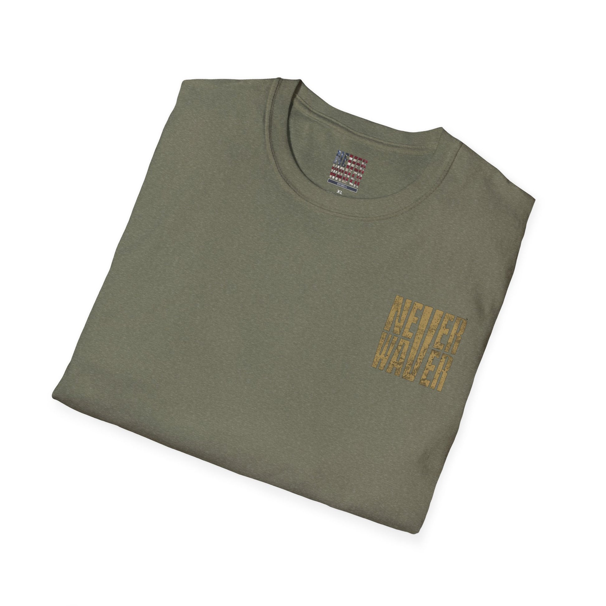 New Orleans Fans Never Waver Unisex Softstyle T-Shirt - Never Waver