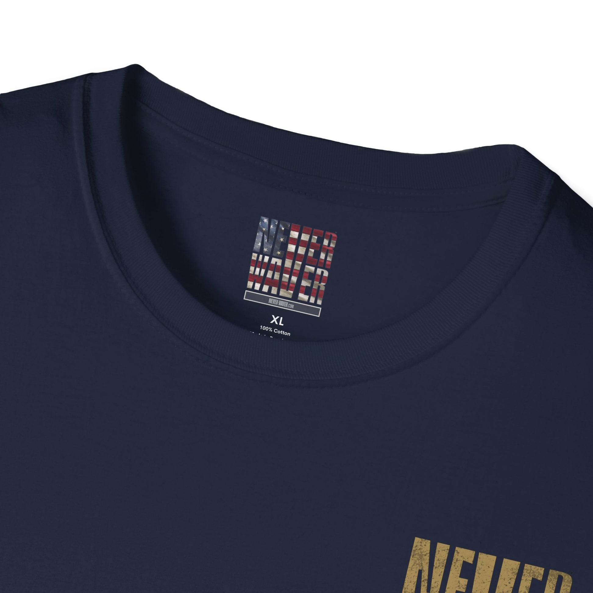 New Orleans Fans Never Waver Unisex Softstyle T-Shirt - Never Waver