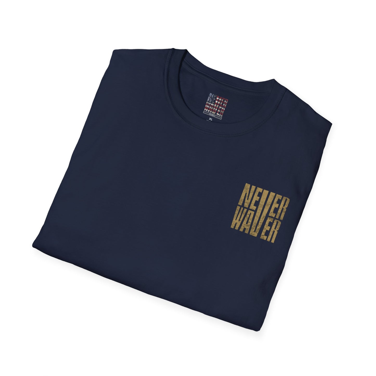 New Orleans Fans Never Waver Unisex Softstyle T-Shirt - Never Waver