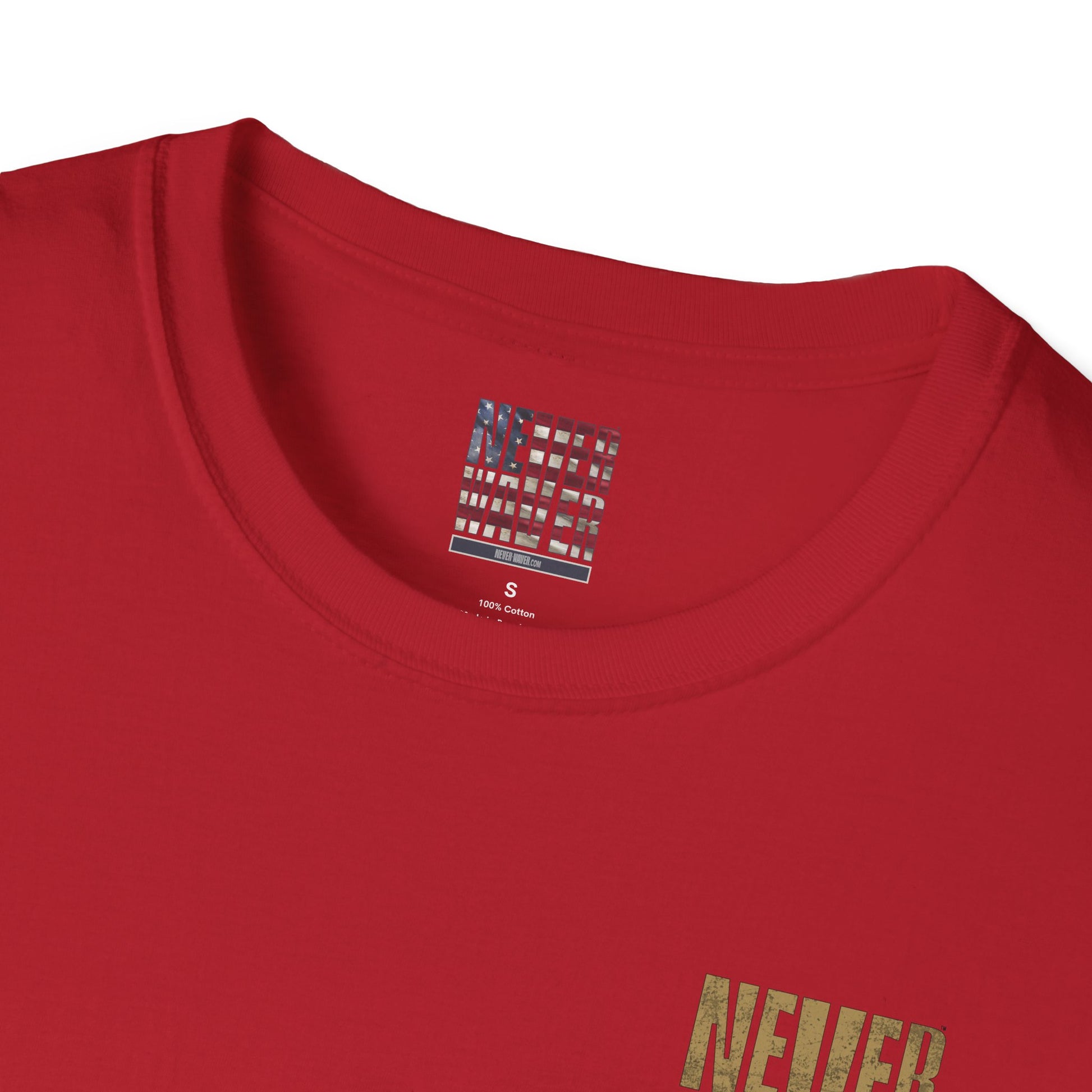 New Orleans Fans Never Waver Unisex Softstyle T-Shirt - Never Waver