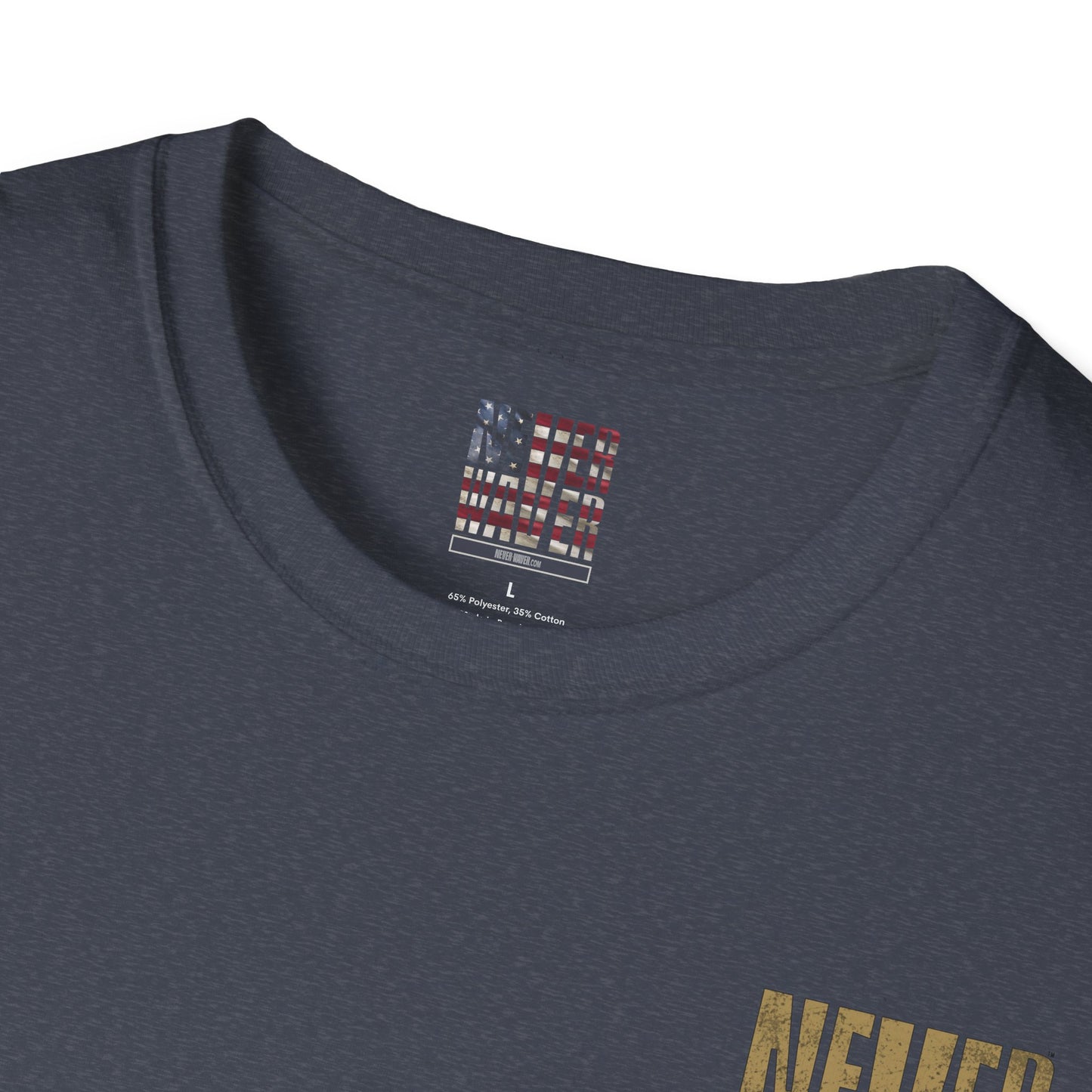 New Orleans Fans Never Waver Unisex Softstyle T-Shirt - Never Waver