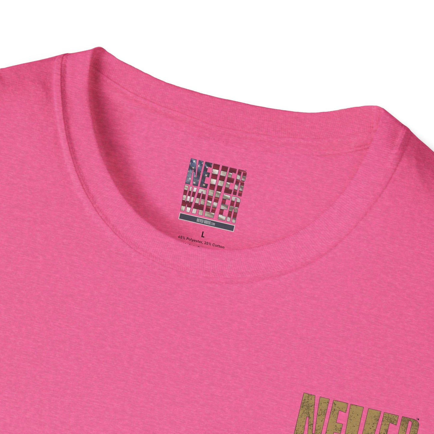 New Orleans Fans Never Waver Unisex Softstyle T-Shirt - Never Waver