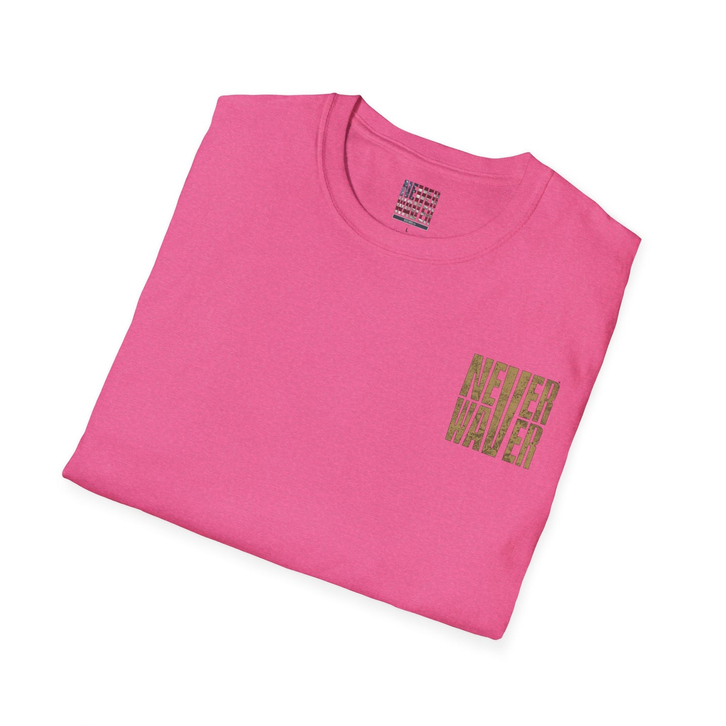 New Orleans Fans Never Waver Unisex Softstyle T-Shirt - Never Waver