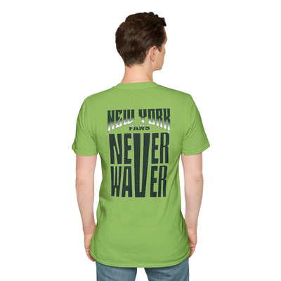 New York Fans Never Waver Unisex Softstyle T-Shirt - Never Waver