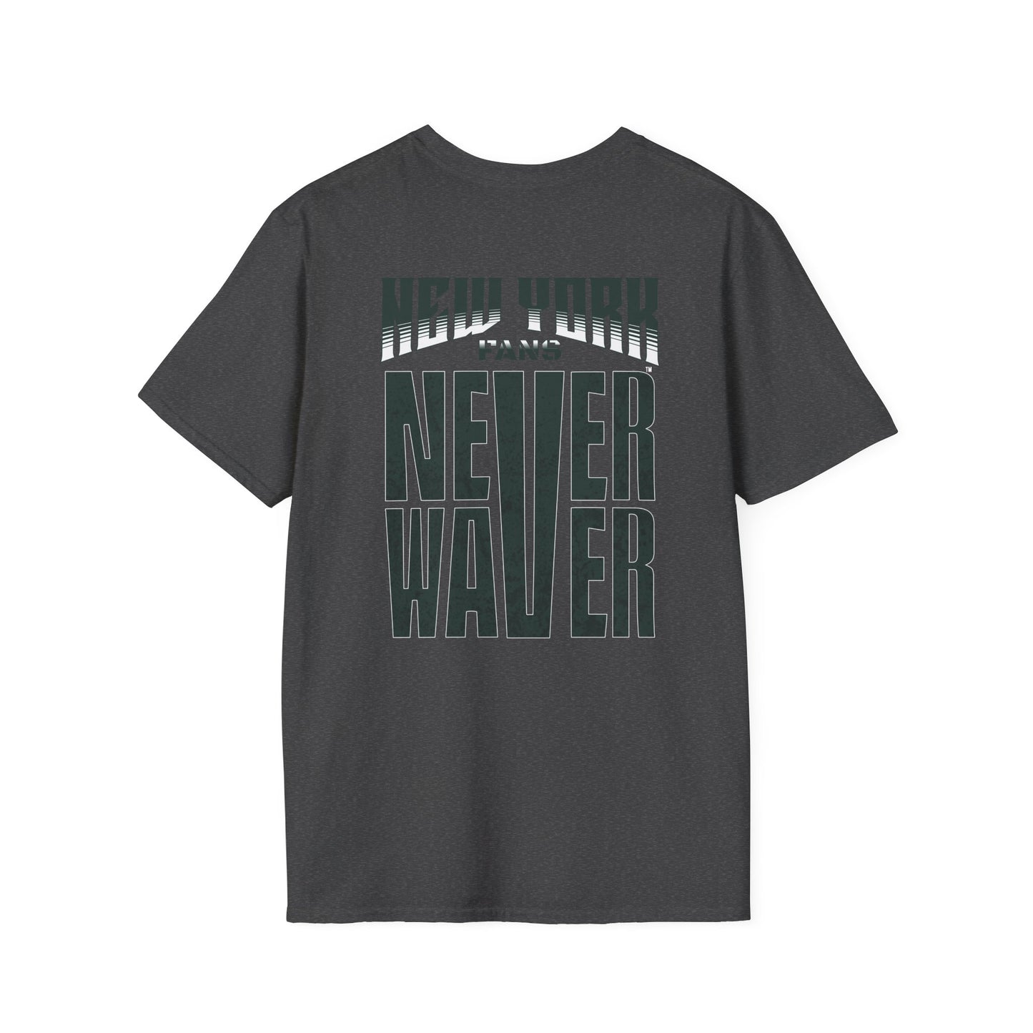 New York Fans Never Waver Unisex Softstyle T-Shirt - Never Waver