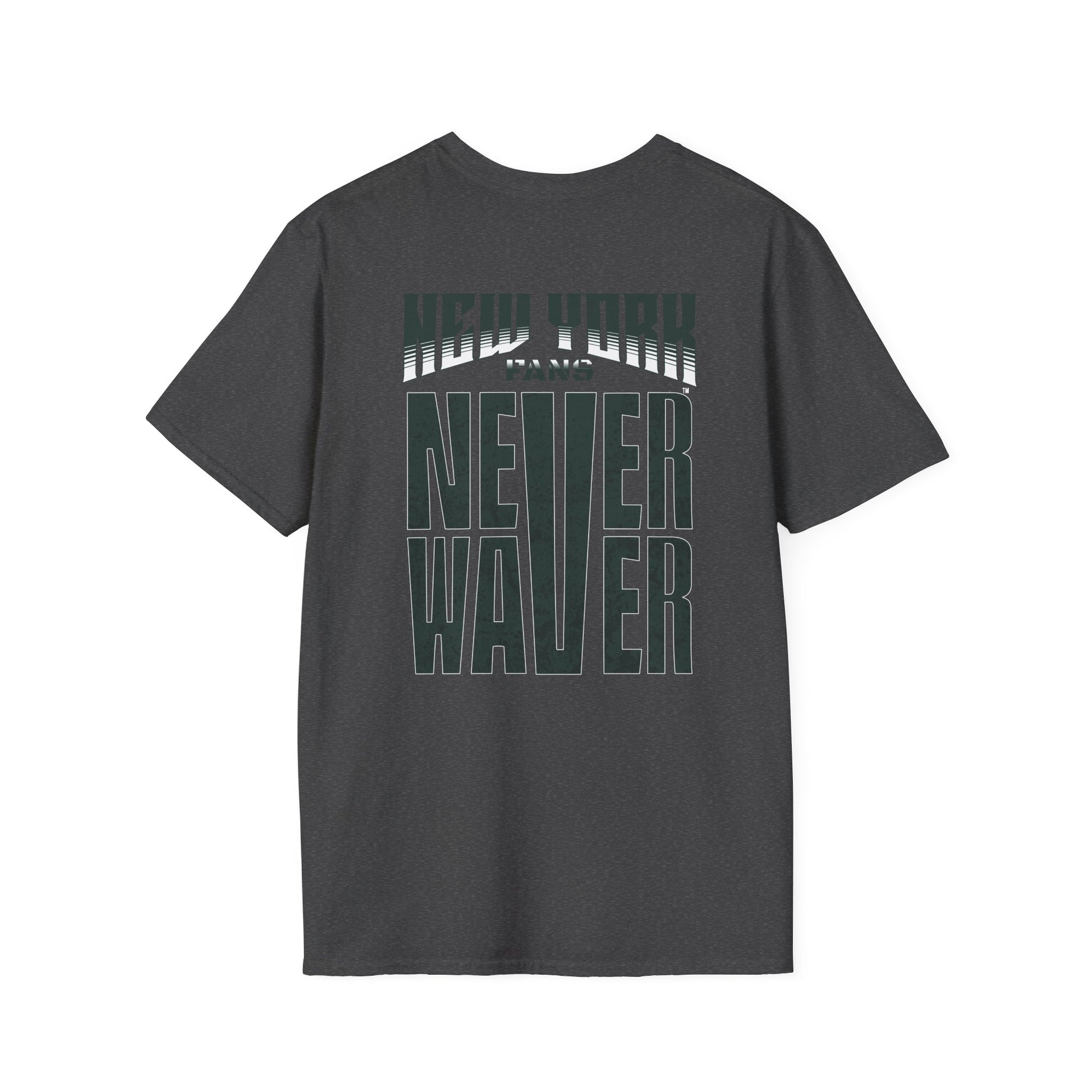 New York Fans Never Waver Unisex Softstyle T-Shirt - Never Waver