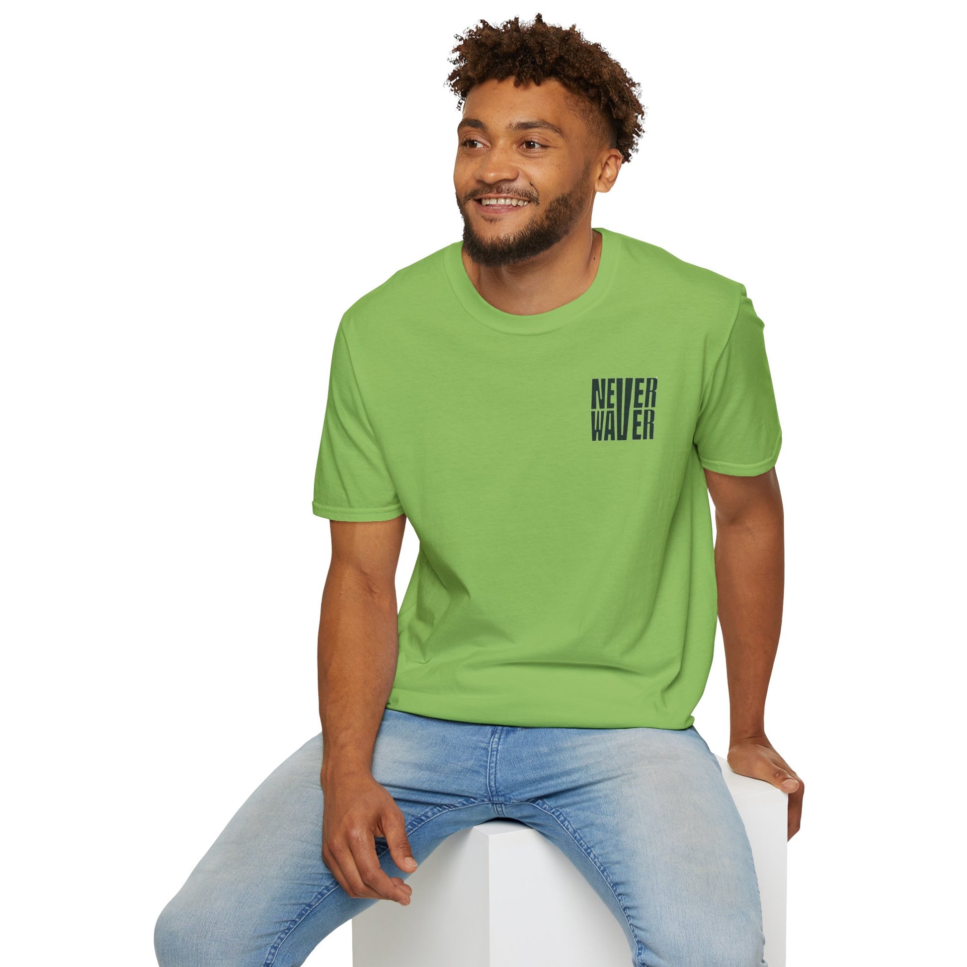 New York Fans Never Waver Unisex Softstyle T-Shirt - Never Waver