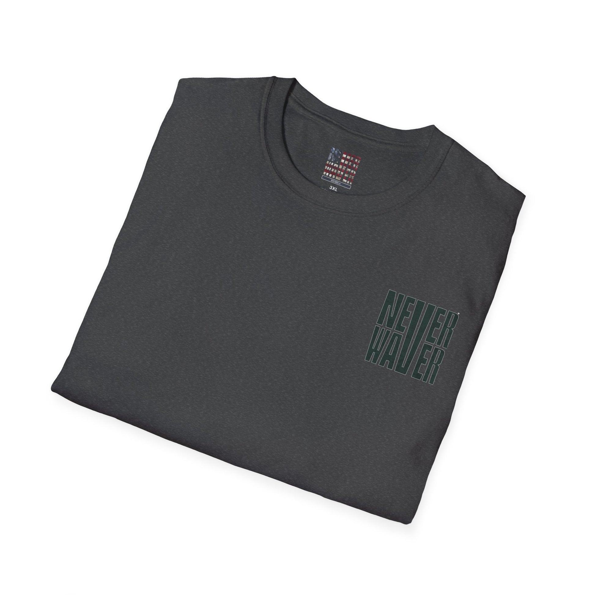 New York Fans Never Waver Unisex Softstyle T-Shirt - Never Waver