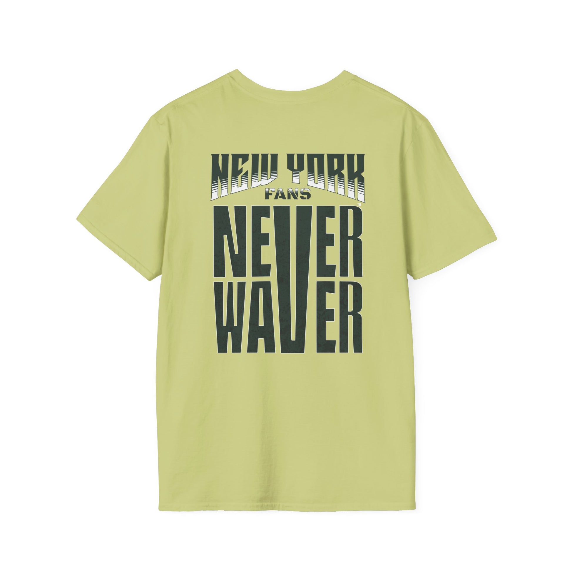 New York Fans Never Waver Unisex Softstyle T-Shirt - Never Waver