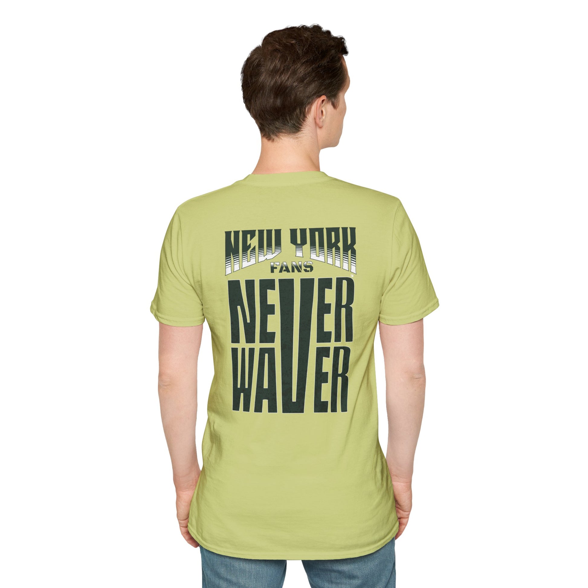 New York Fans Never Waver Unisex Softstyle T-Shirt - Never Waver