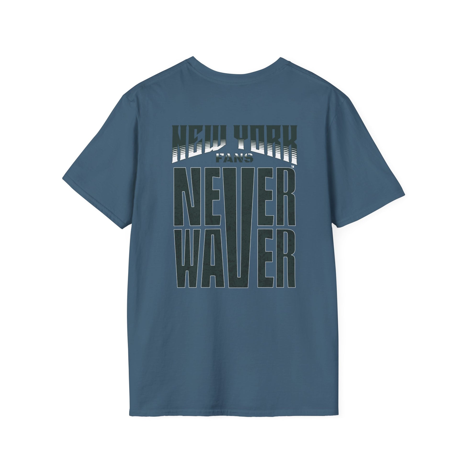 New York Fans Never Waver Unisex Softstyle T-Shirt - Never Waver