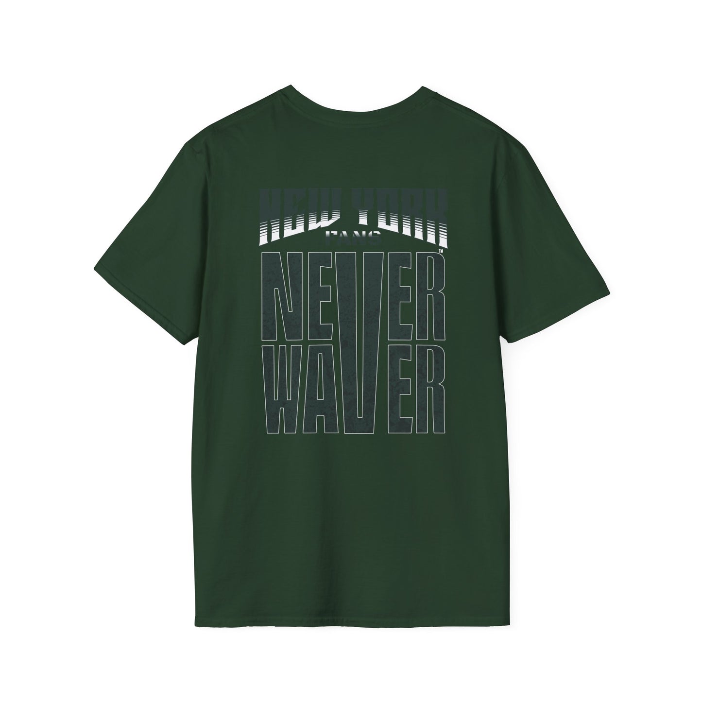 New York Fans Never Waver Unisex Softstyle T-Shirt - Never Waver