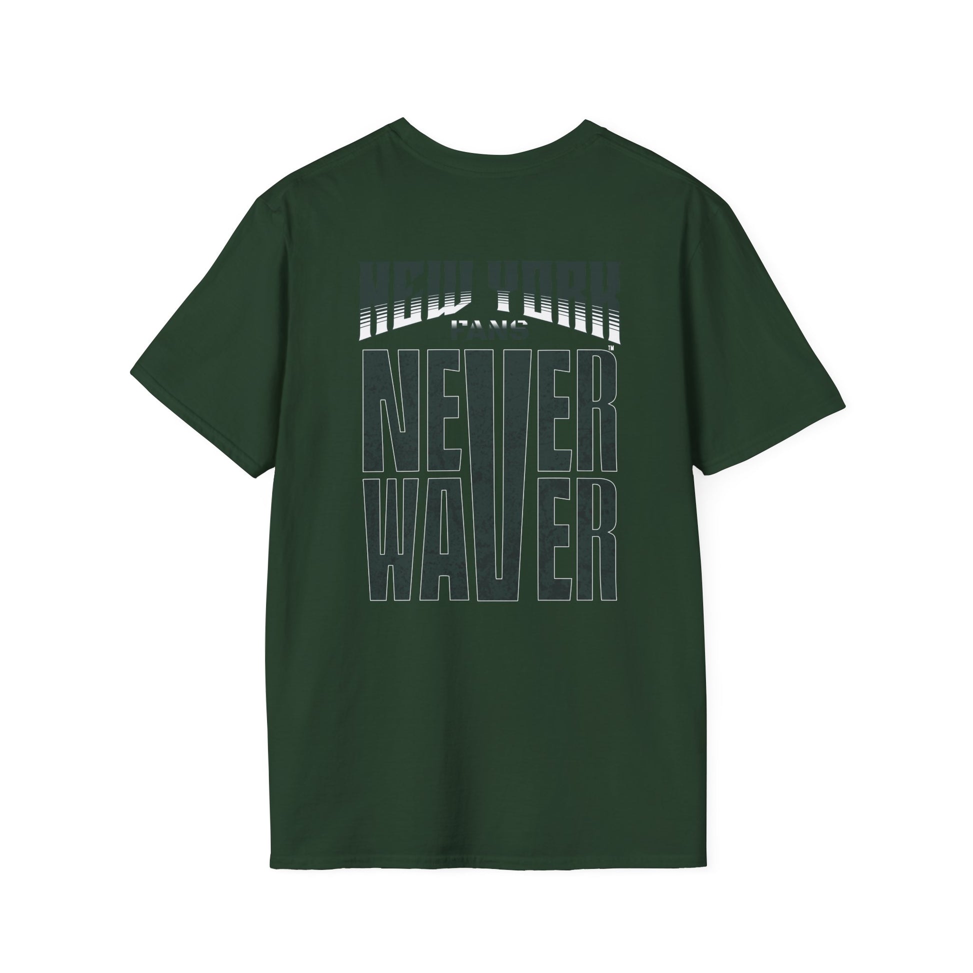 New York Fans Never Waver Unisex Softstyle T-Shirt - Never Waver