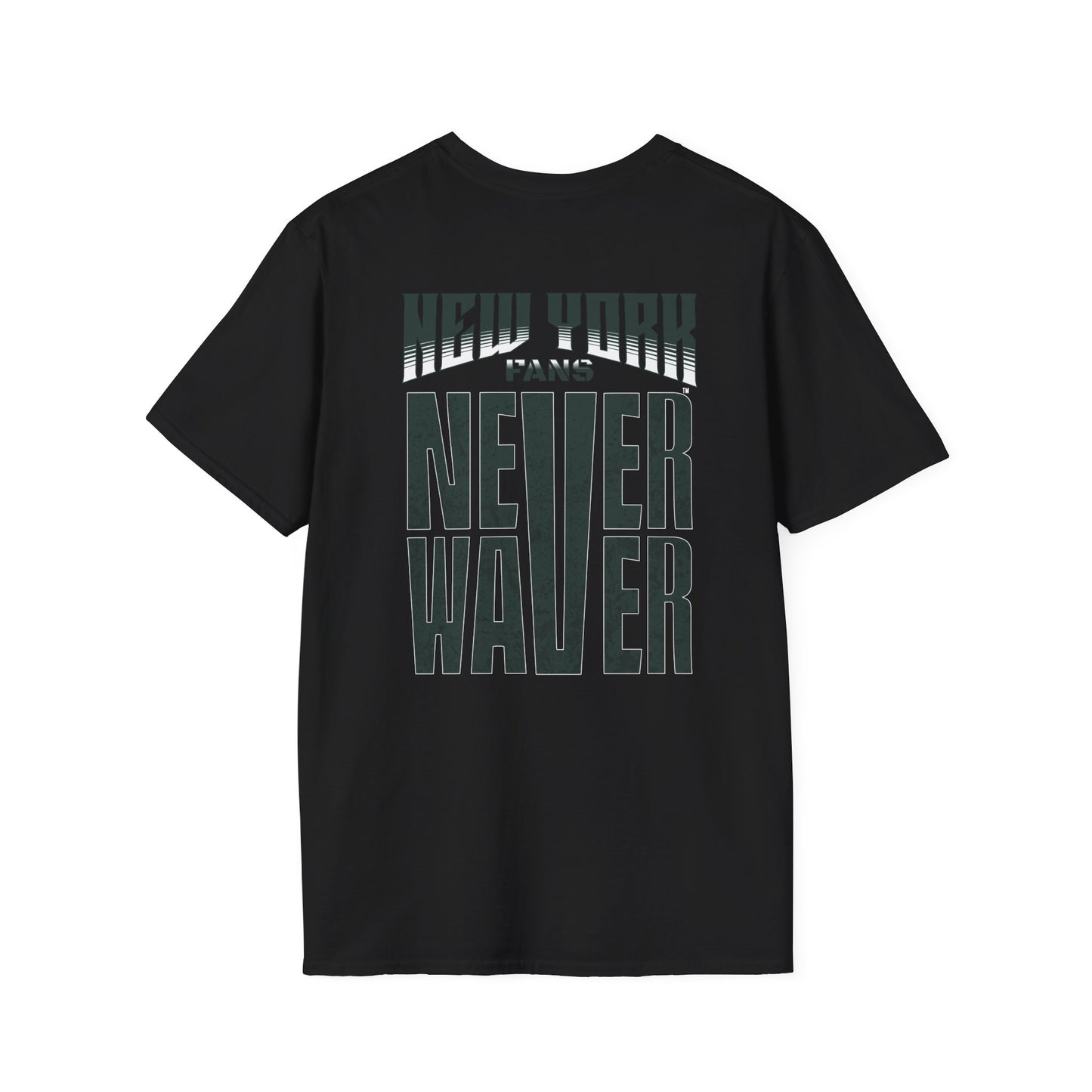 New York Fans Never Waver Unisex Softstyle T-Shirt - Never Waver