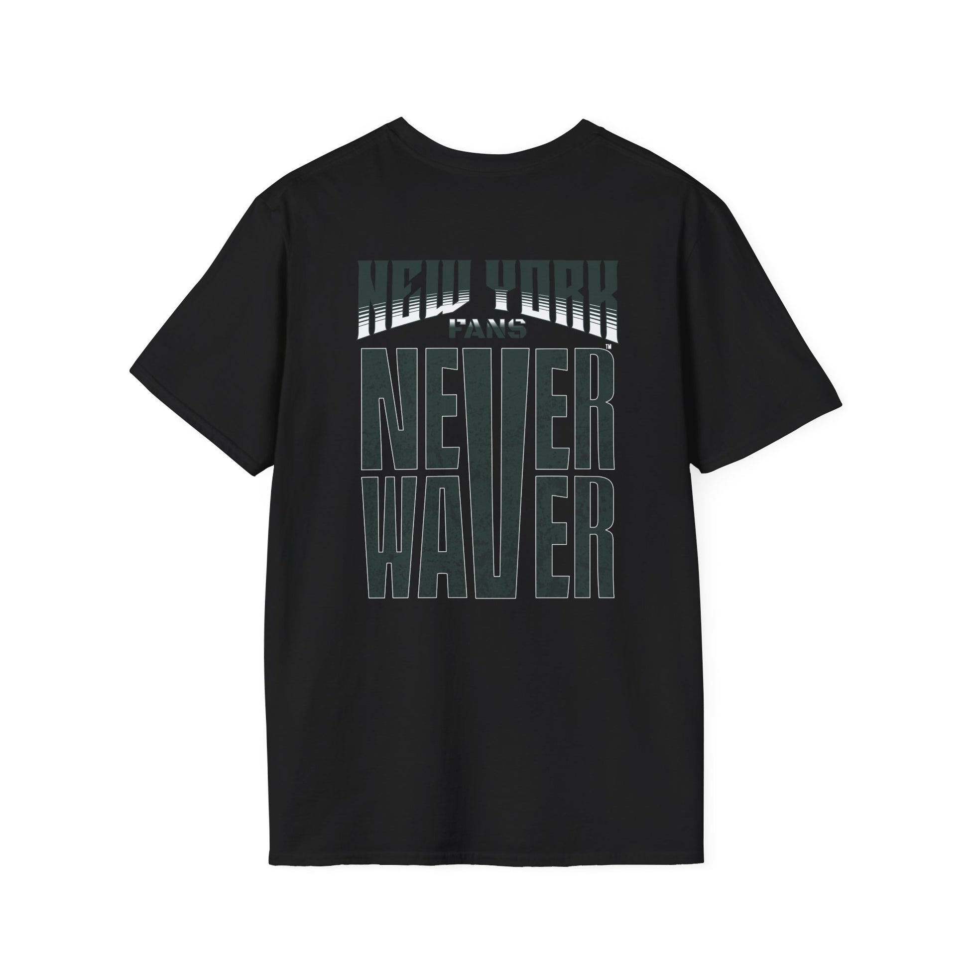 New York Fans Never Waver Unisex Softstyle T-Shirt - Never Waver