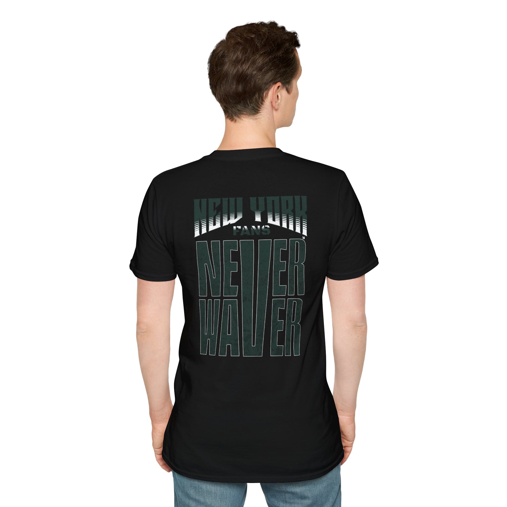 New York Fans Never Waver Unisex Softstyle T-Shirt - Never Waver