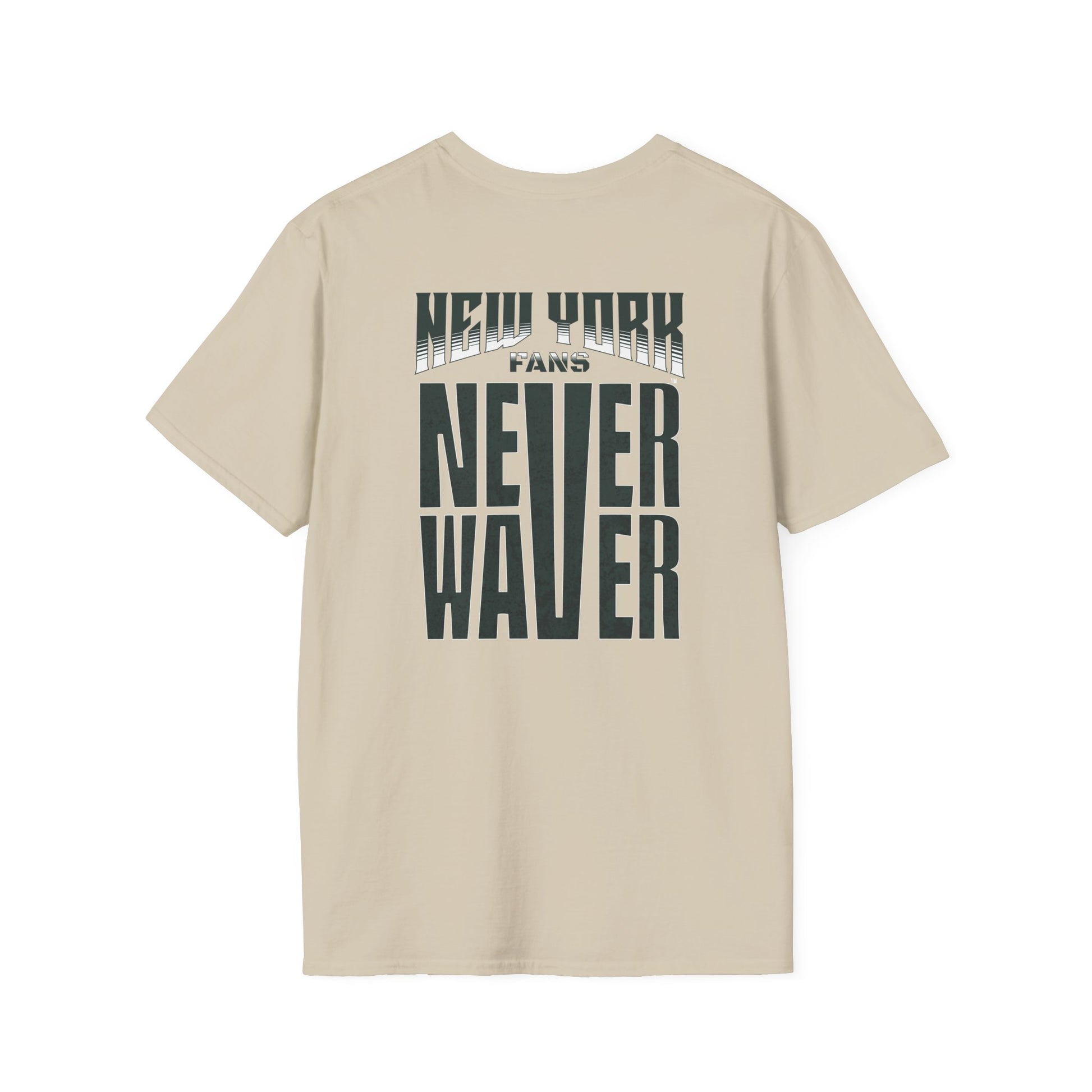 New York Fans Never Waver Unisex Softstyle T-Shirt - Never Waver