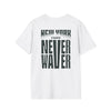 New York Fans Never Waver Unisex Softstyle T-Shirt - Never Waver
