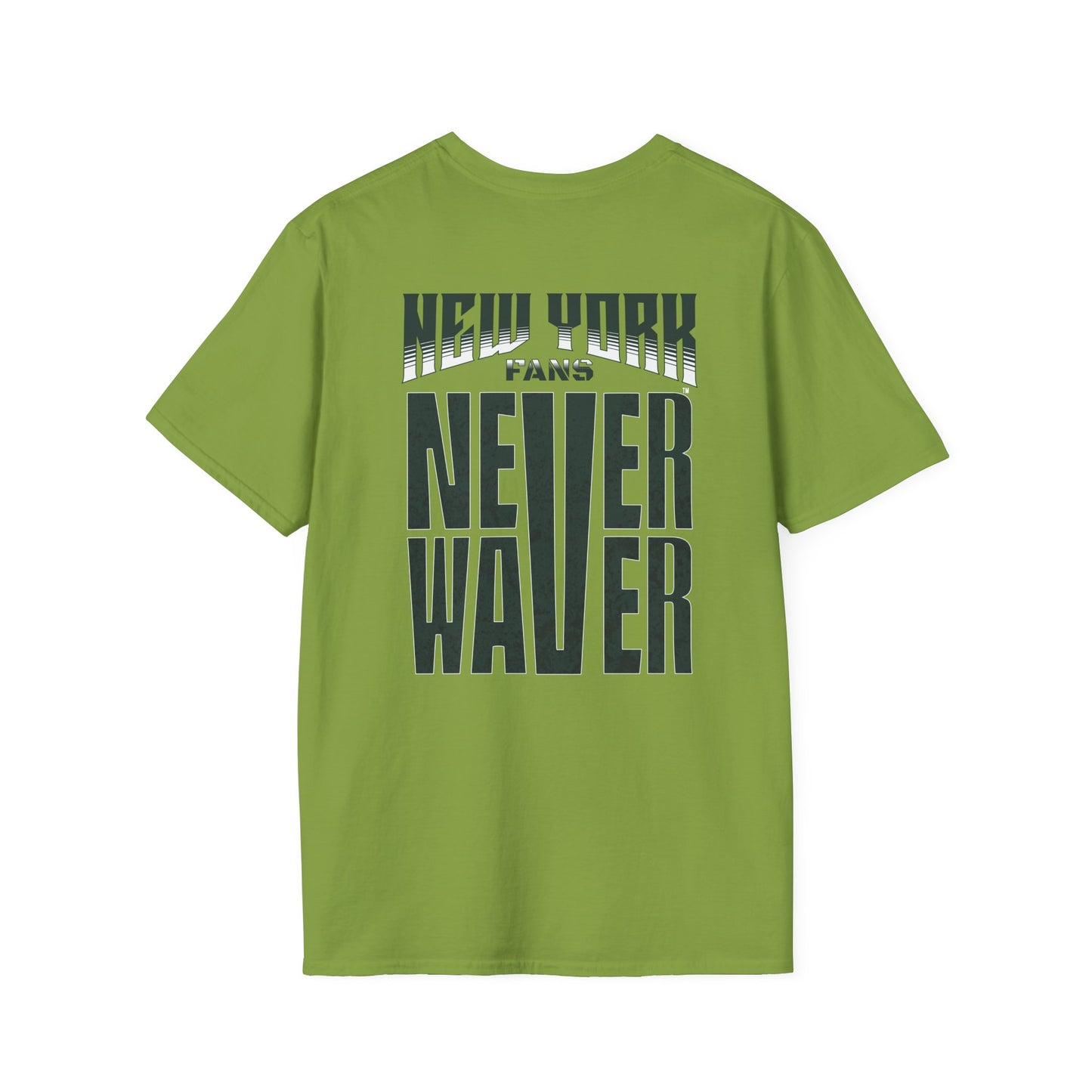 New York Fans Never Waver Unisex Softstyle T-Shirt - Never Waver