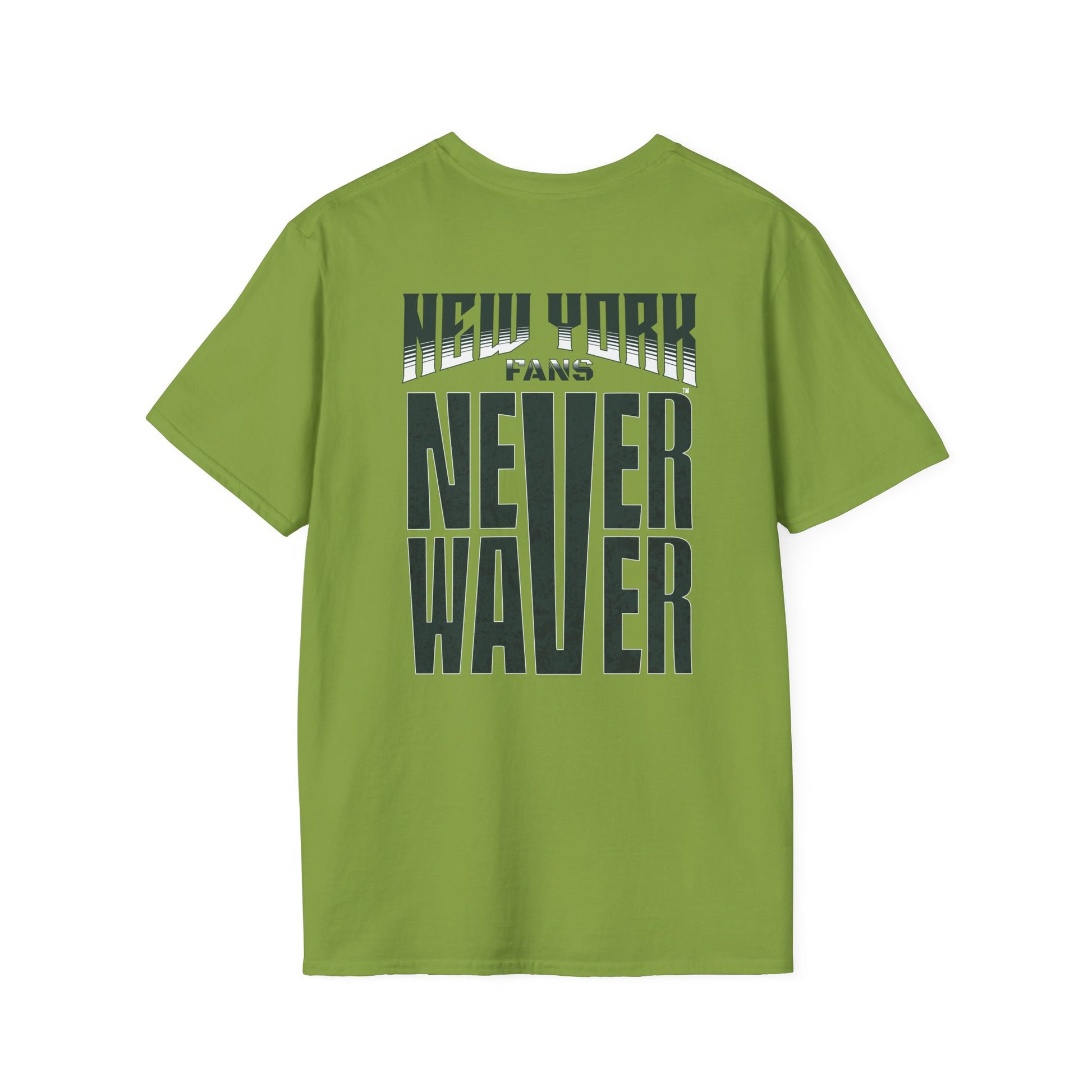 New York Fans Never Waver Unisex Softstyle T-Shirt - Never Waver