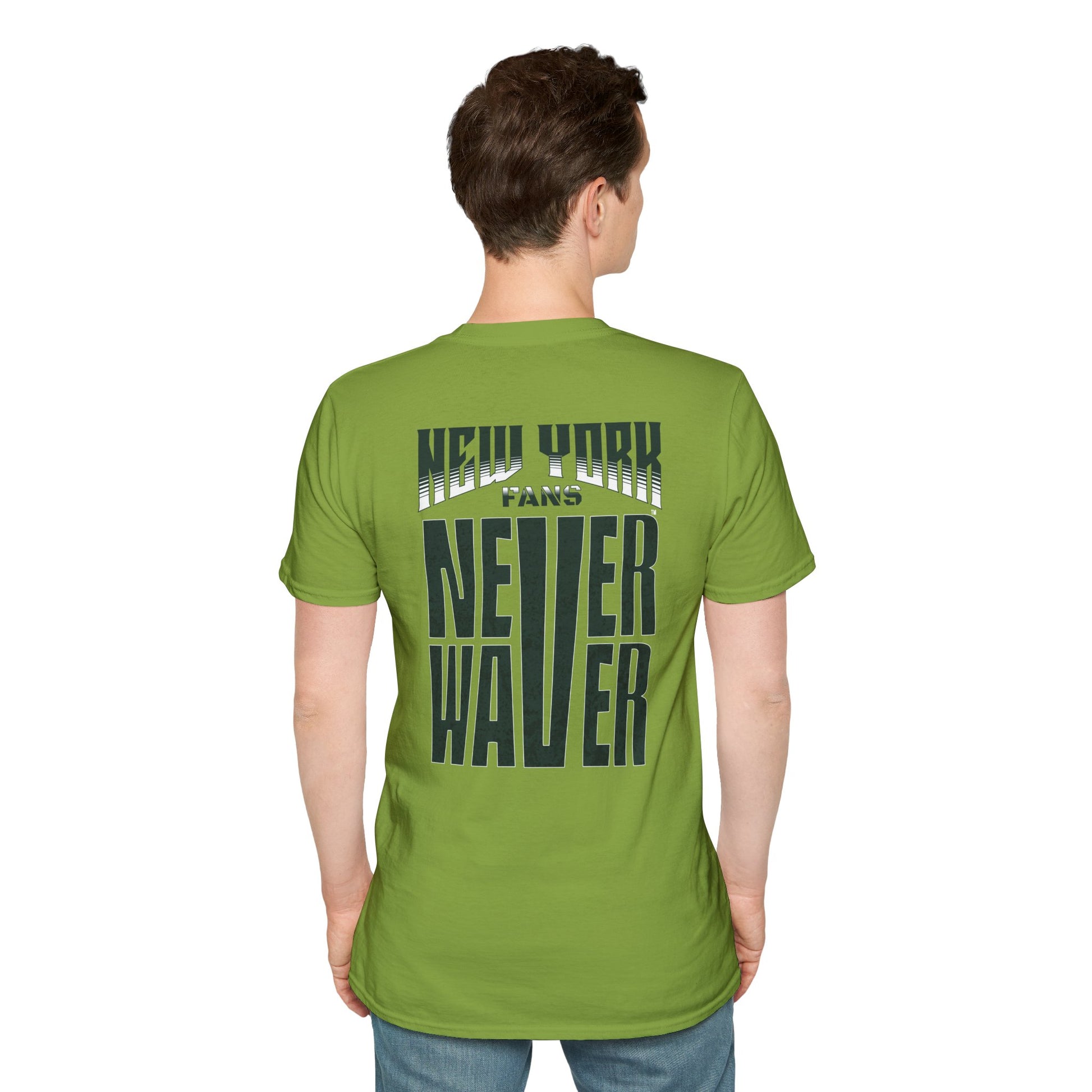 New York Fans Never Waver Unisex Softstyle T-Shirt - Never Waver