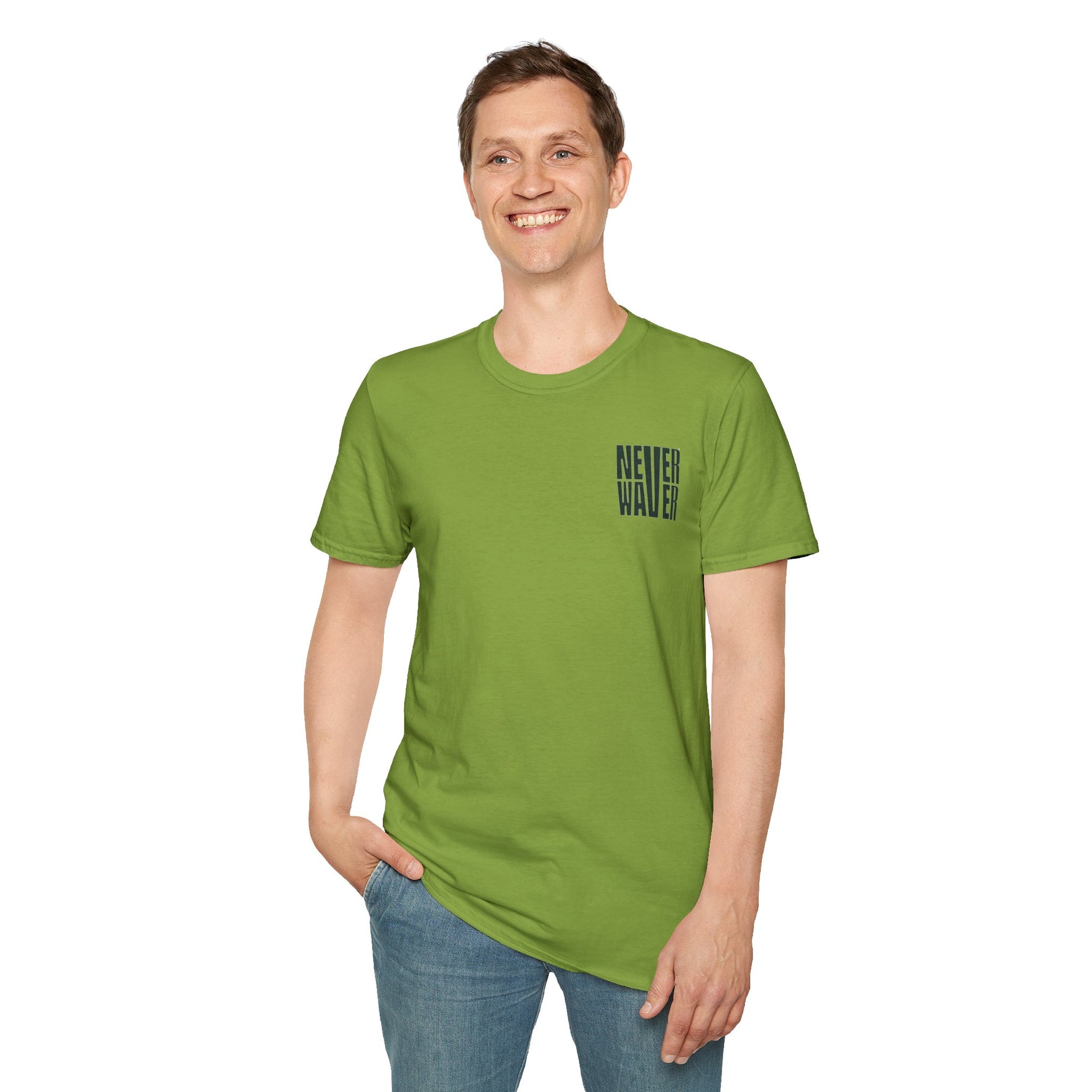 New York Fans Never Waver Unisex Softstyle T-Shirt - Never Waver