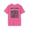 New York Fans Never Waver Unisex Softstyle T-Shirt - Never Waver