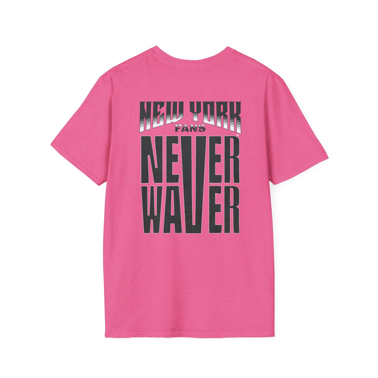 New York Fans Never Waver Unisex Softstyle T-Shirt - Never Waver