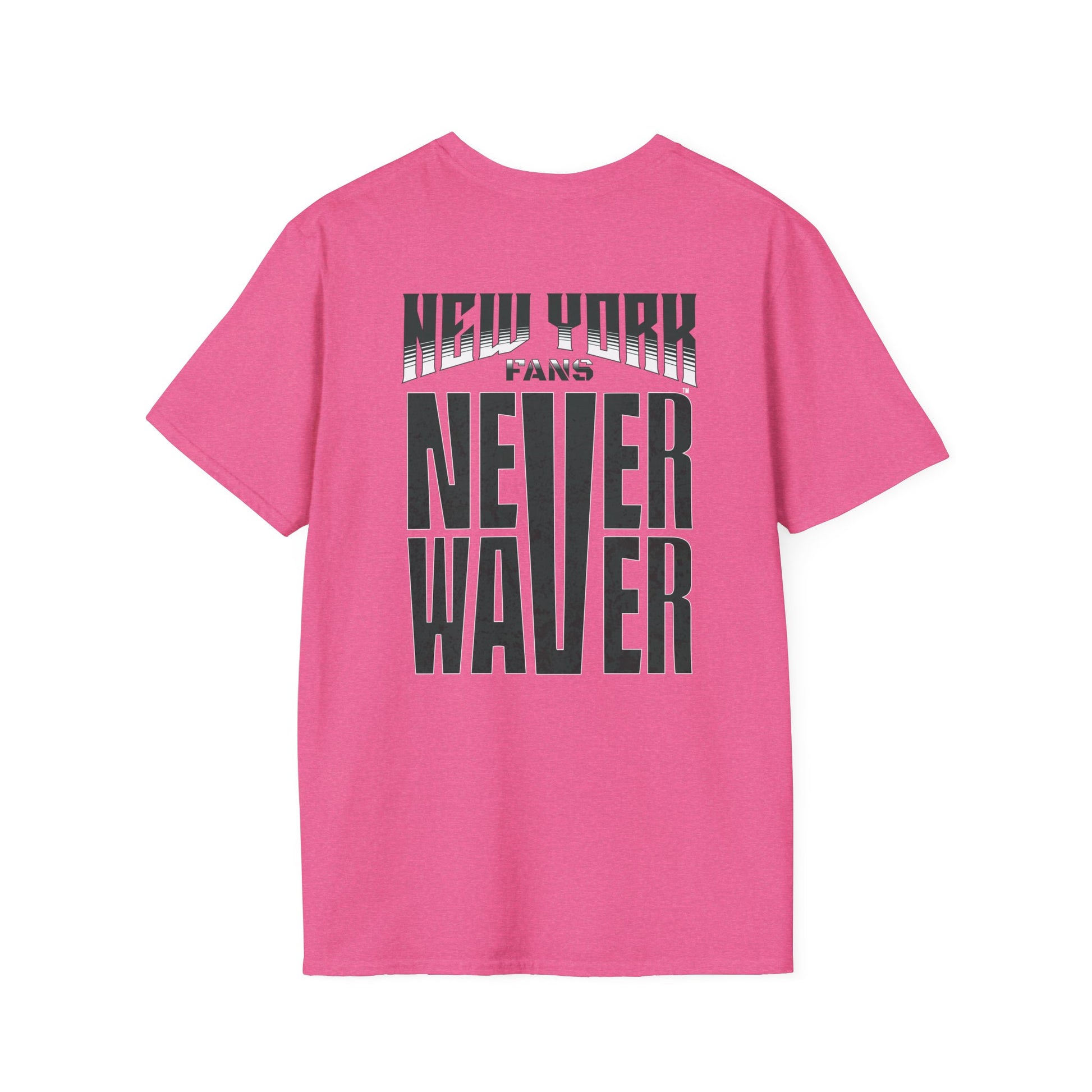 New York Fans Never Waver Unisex Softstyle T-Shirt - Never Waver
