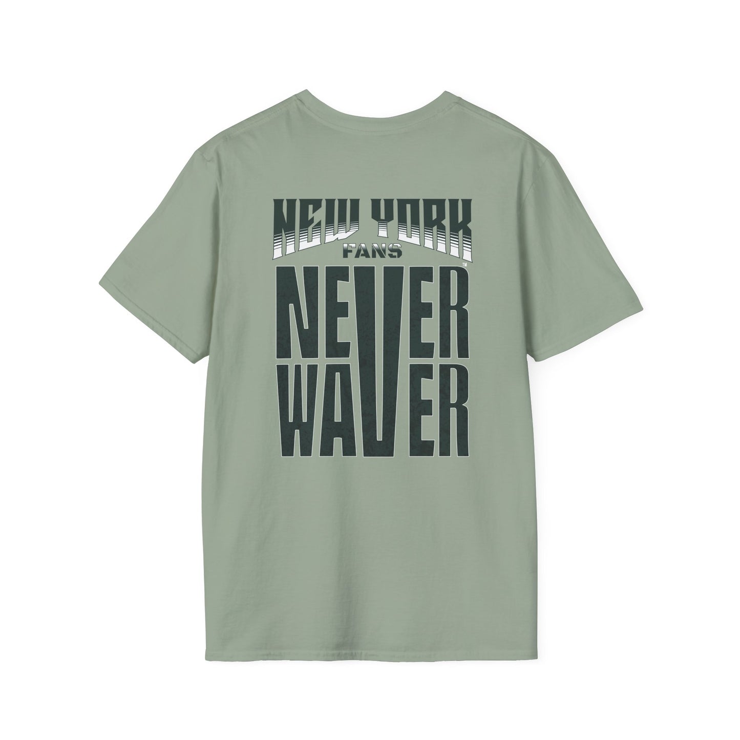 New York Fans Never Waver Unisex Softstyle T-Shirt - Never Waver