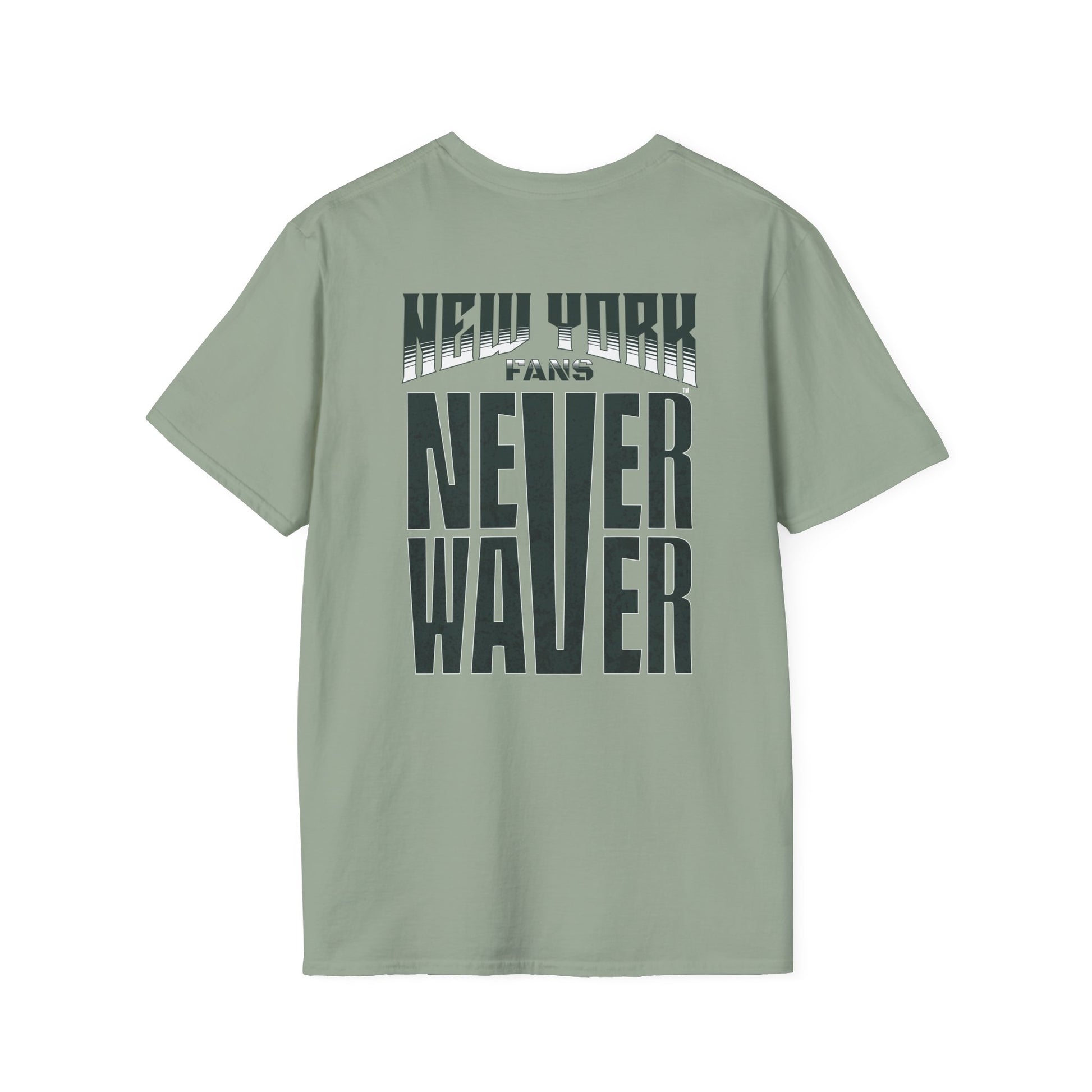 New York Fans Never Waver Unisex Softstyle T-Shirt - Never Waver