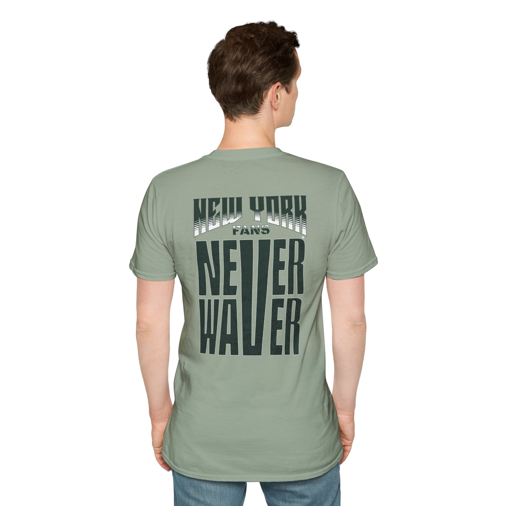 New York Fans Never Waver Unisex Softstyle T-Shirt - Never Waver