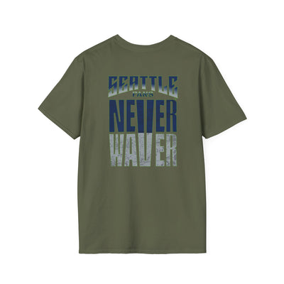 Seattle Fans Never Waver Unisex Softstyle T-Shirt - Never Waver