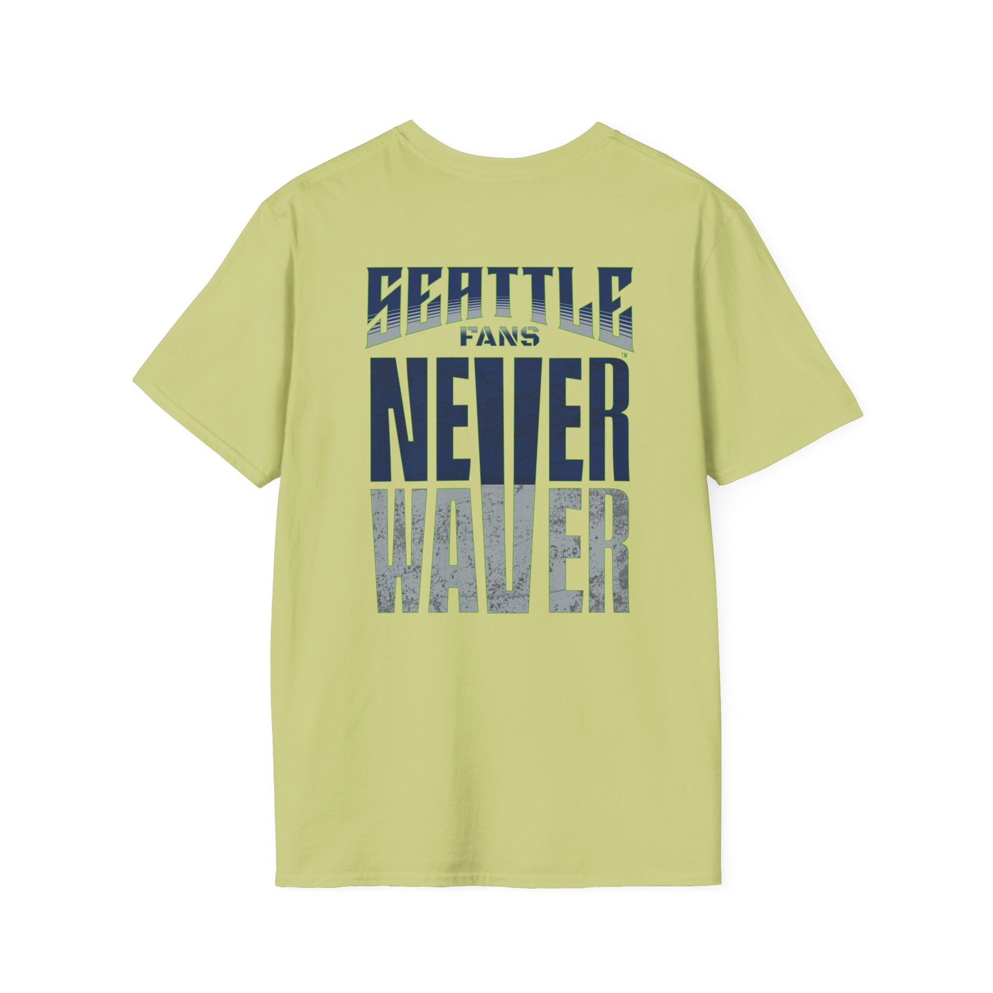 Seattle Fans Never Waver Unisex Softstyle T-Shirt - Never Waver