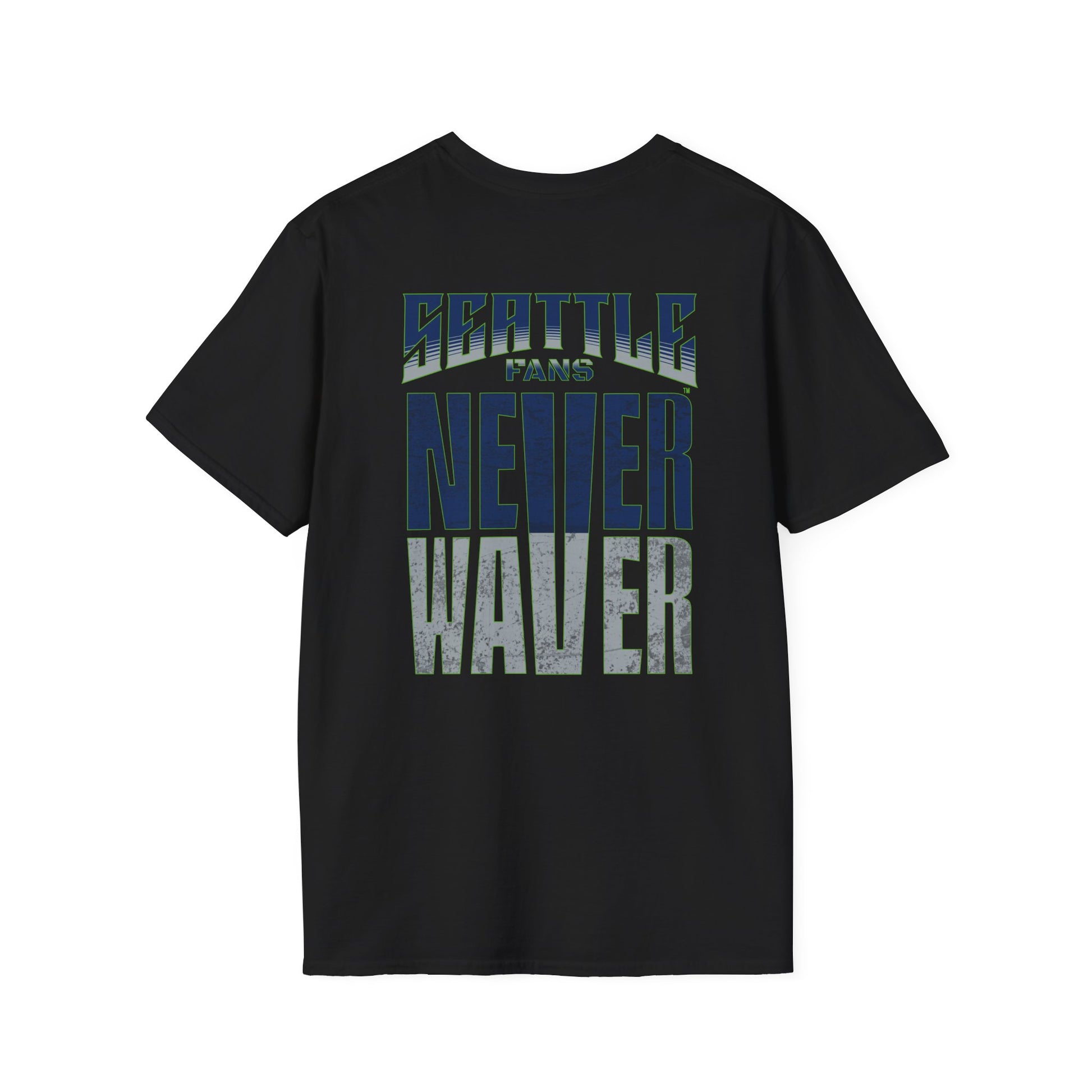 Seattle Fans Never Waver Unisex Softstyle T-Shirt - Never Waver