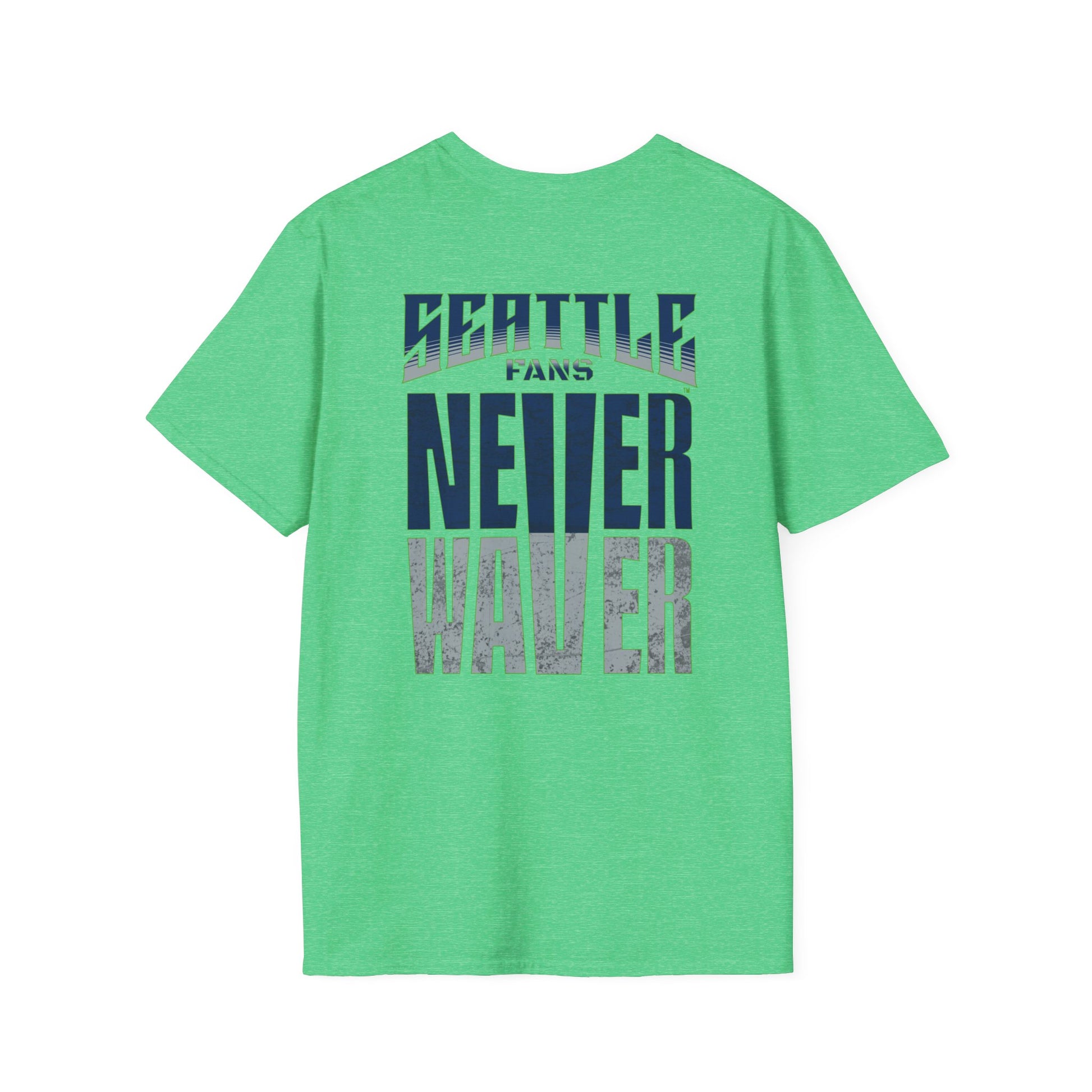 Seattle Fans Never Waver Unisex Softstyle T-Shirt - Never Waver