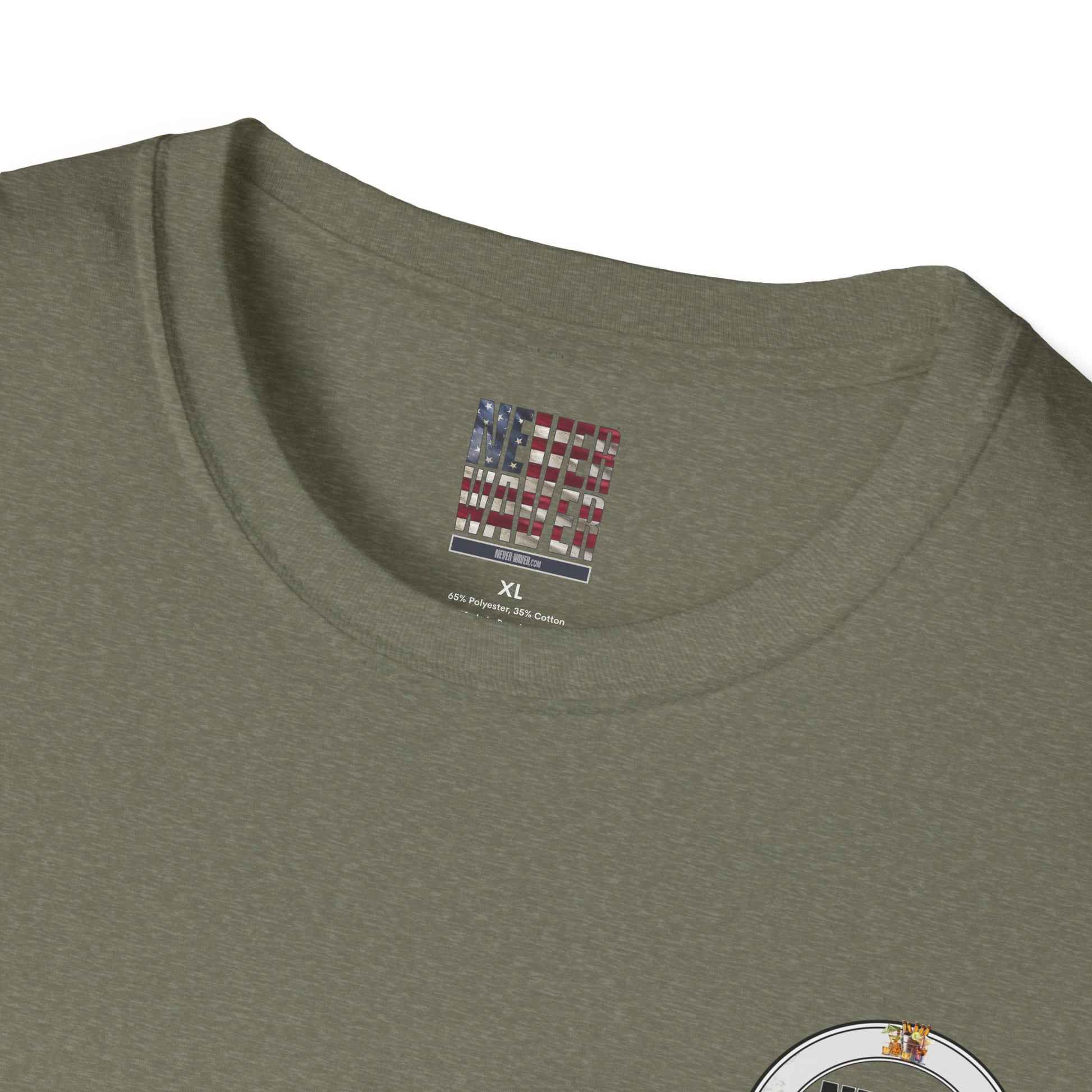 Support Day Drinking Never Waver  Unisex Soft style T-Shirt - Never Waver