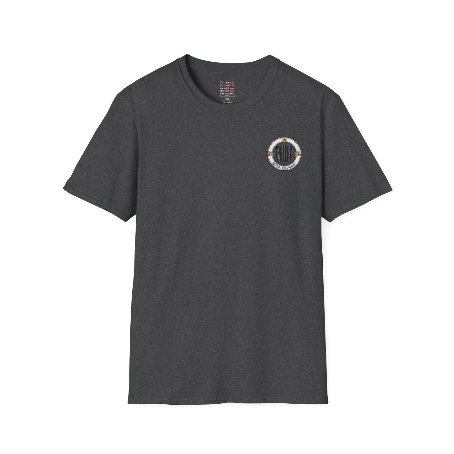 Support Day Drinking Never Waver  Unisex Soft style T-Shirt - Never Waver