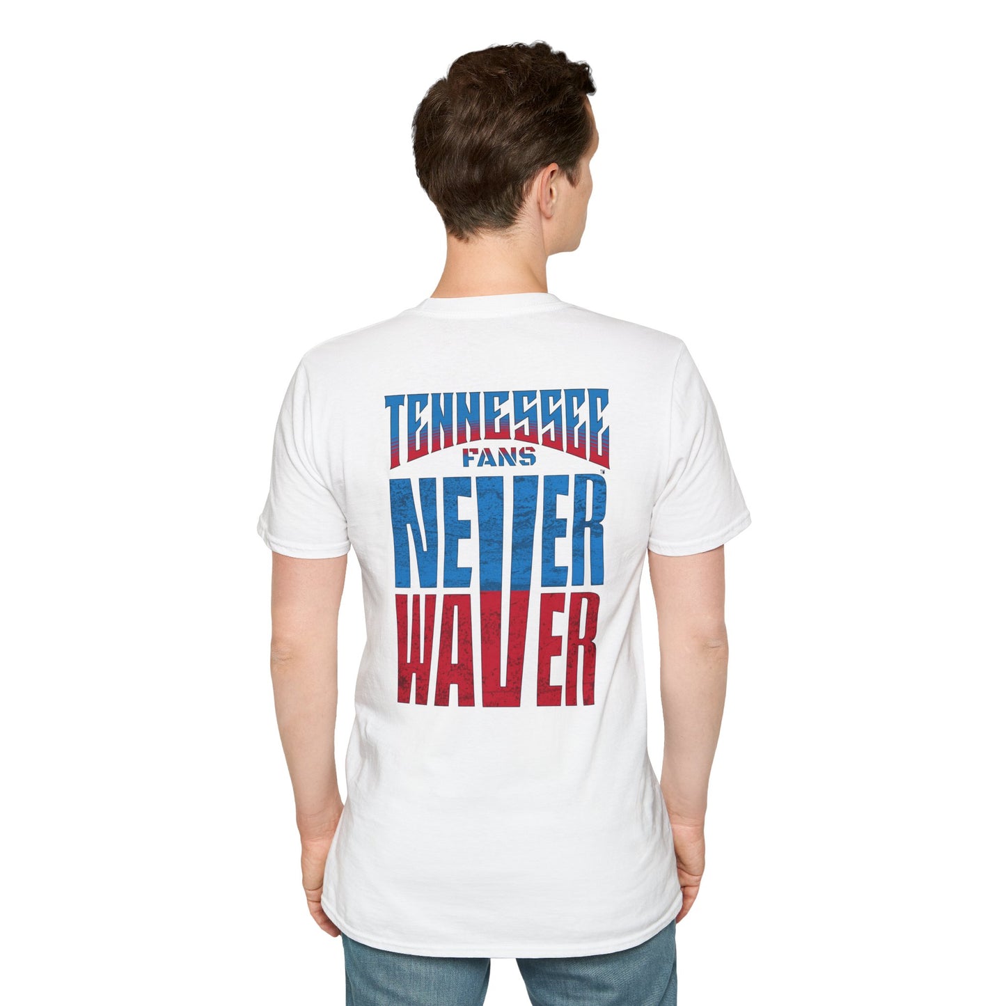 Tennessee Fans Never Waver Unisex Softstyle T-Shirt - Never Waver