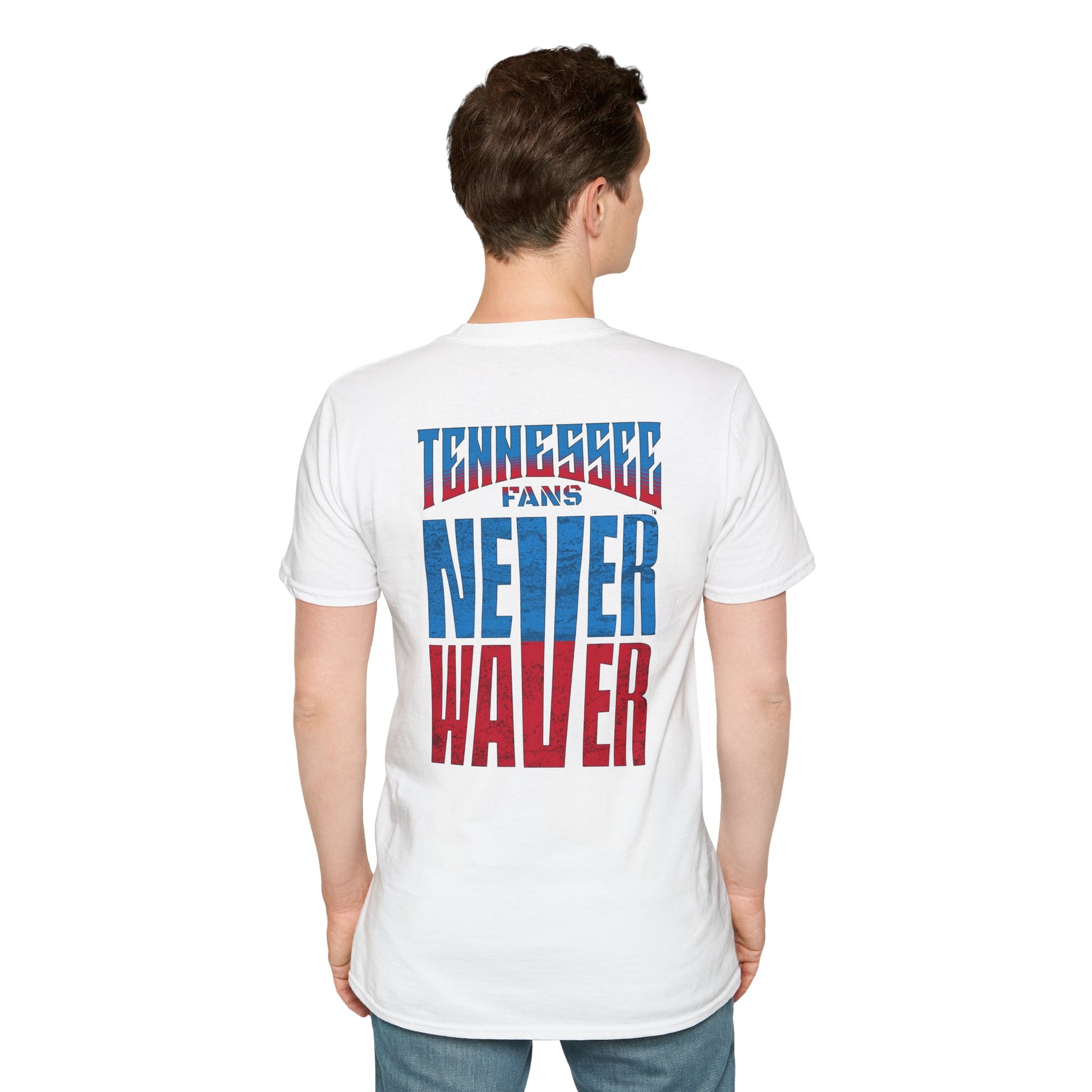 Tennessee Fans Never Waver Unisex Softstyle T-Shirt - Never Waver