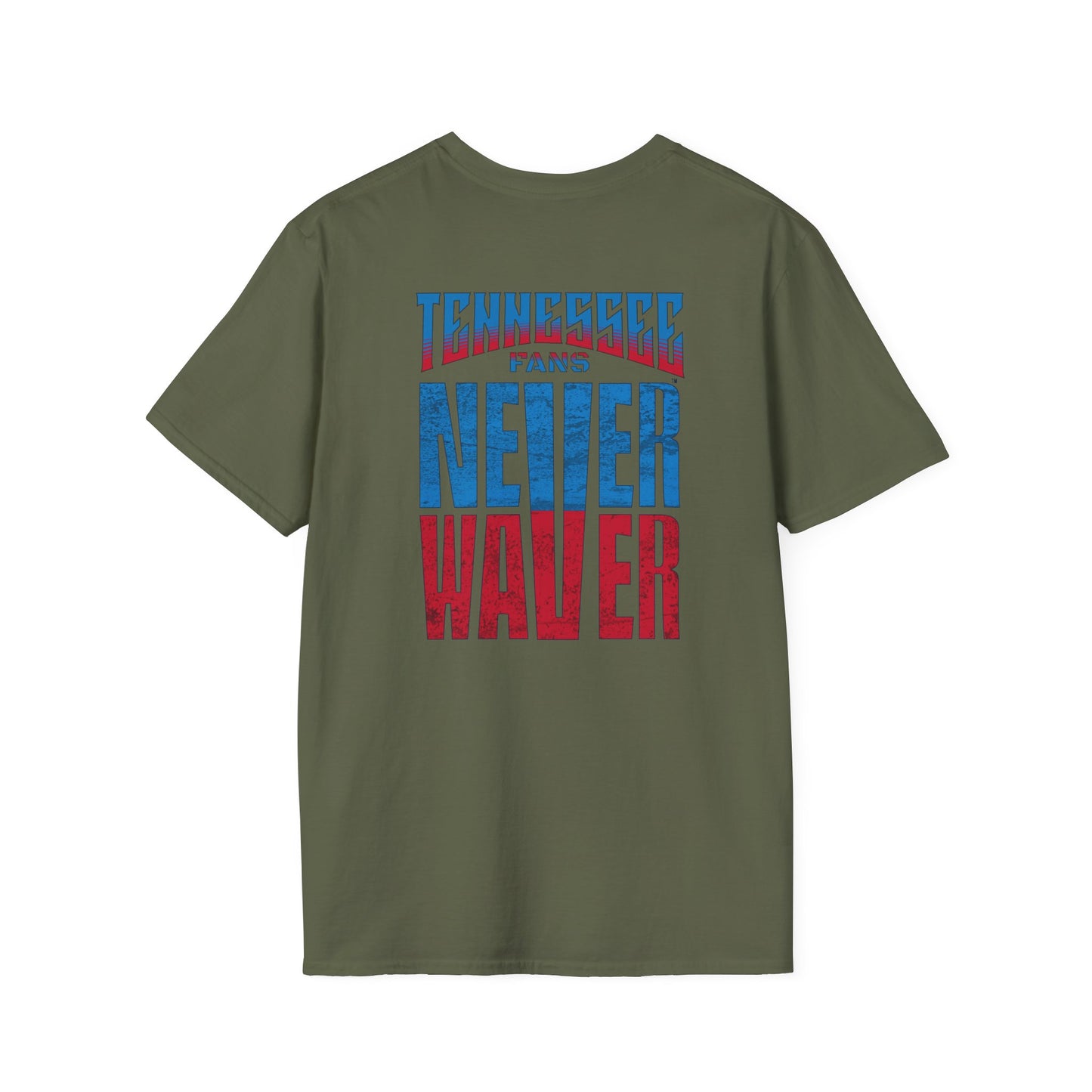 Tennessee Fans Never Waver Unisex Softstyle T-Shirt - Never Waver