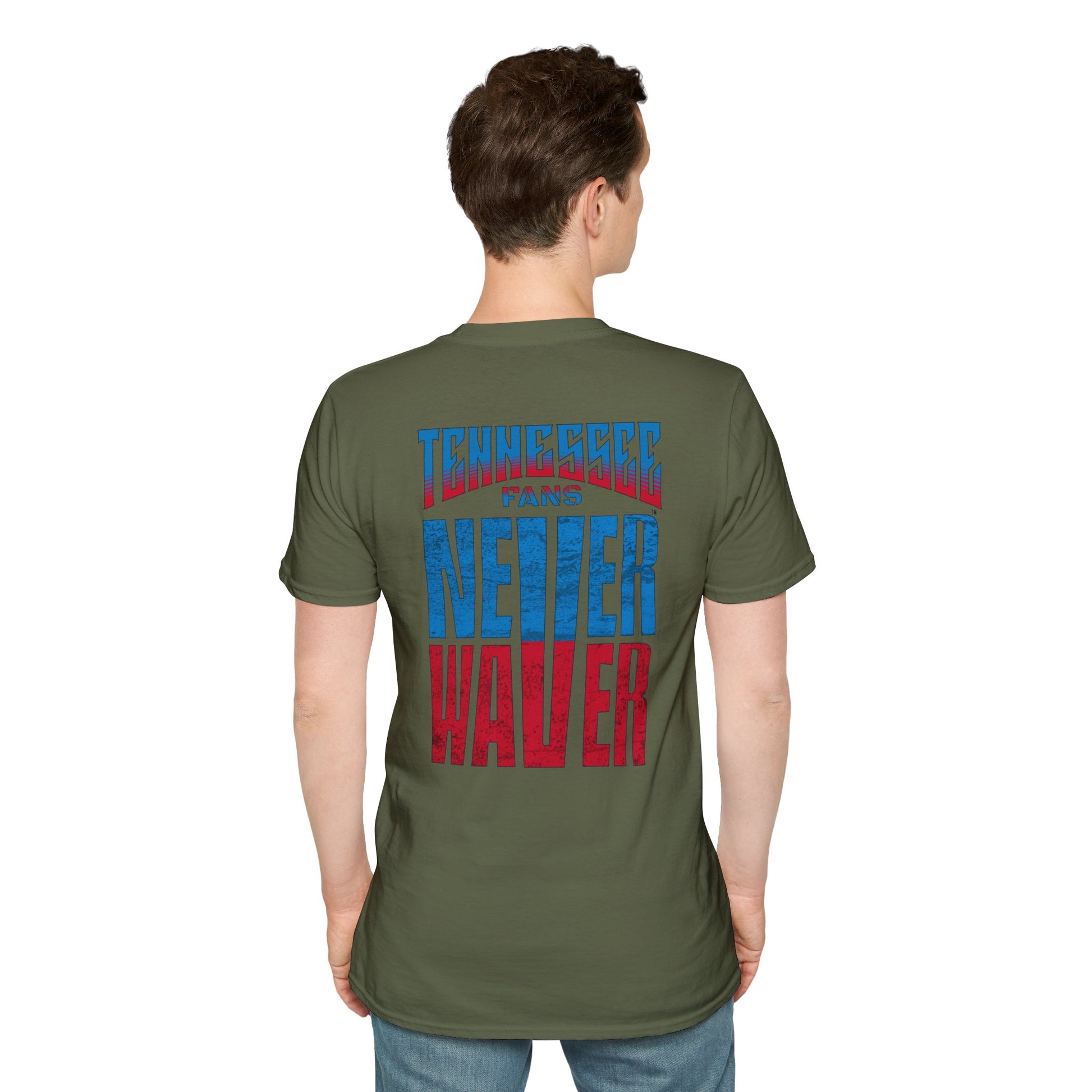 Tennessee Fans Never Waver Unisex Softstyle T-Shirt - Never Waver