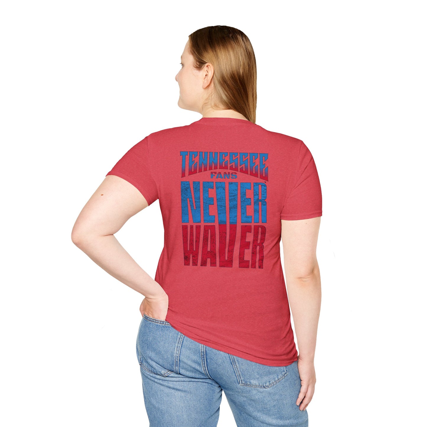 Tennessee Fans Never Waver Unisex Softstyle T-Shirt - Never Waver