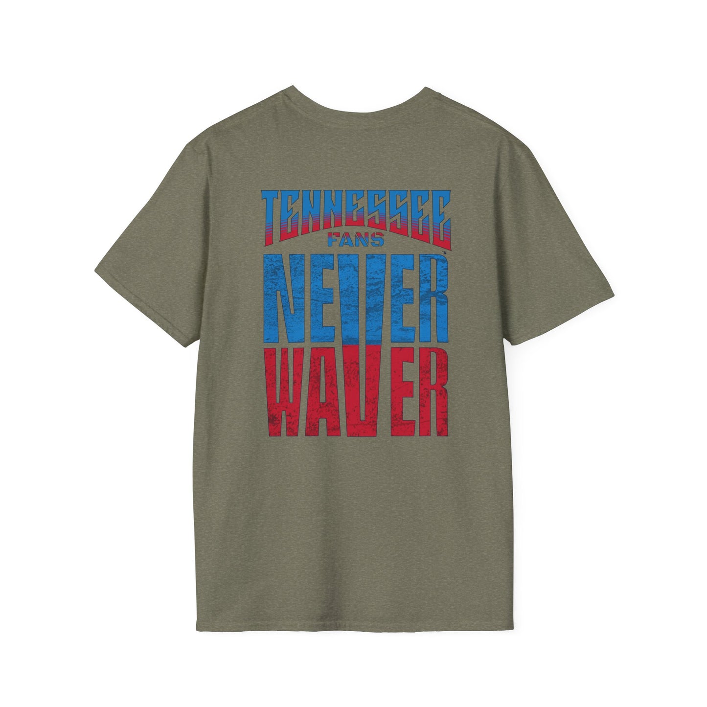 Tennessee Fans Never Waver Unisex Softstyle T-Shirt - Never Waver