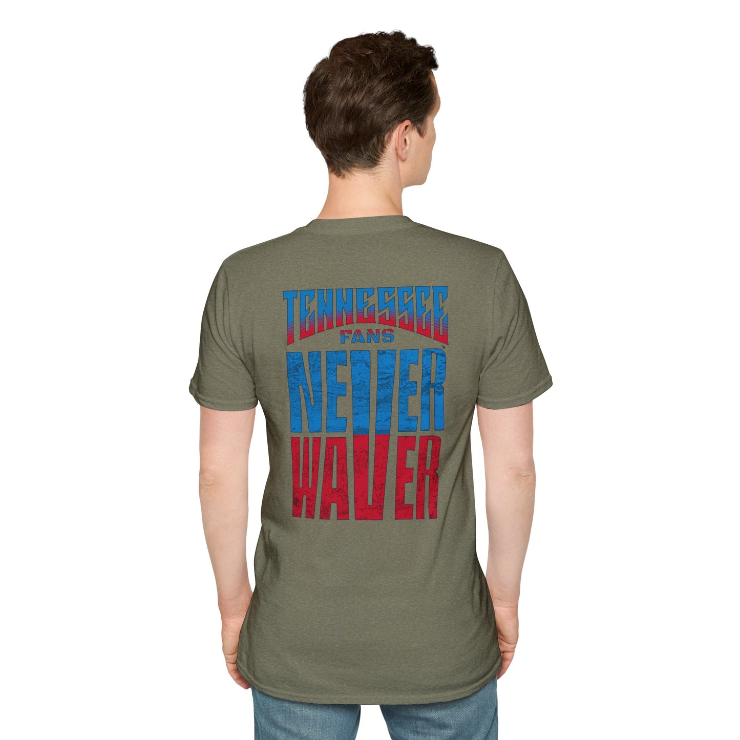 Tennessee Fans Never Waver Unisex Softstyle T-Shirt - Never Waver