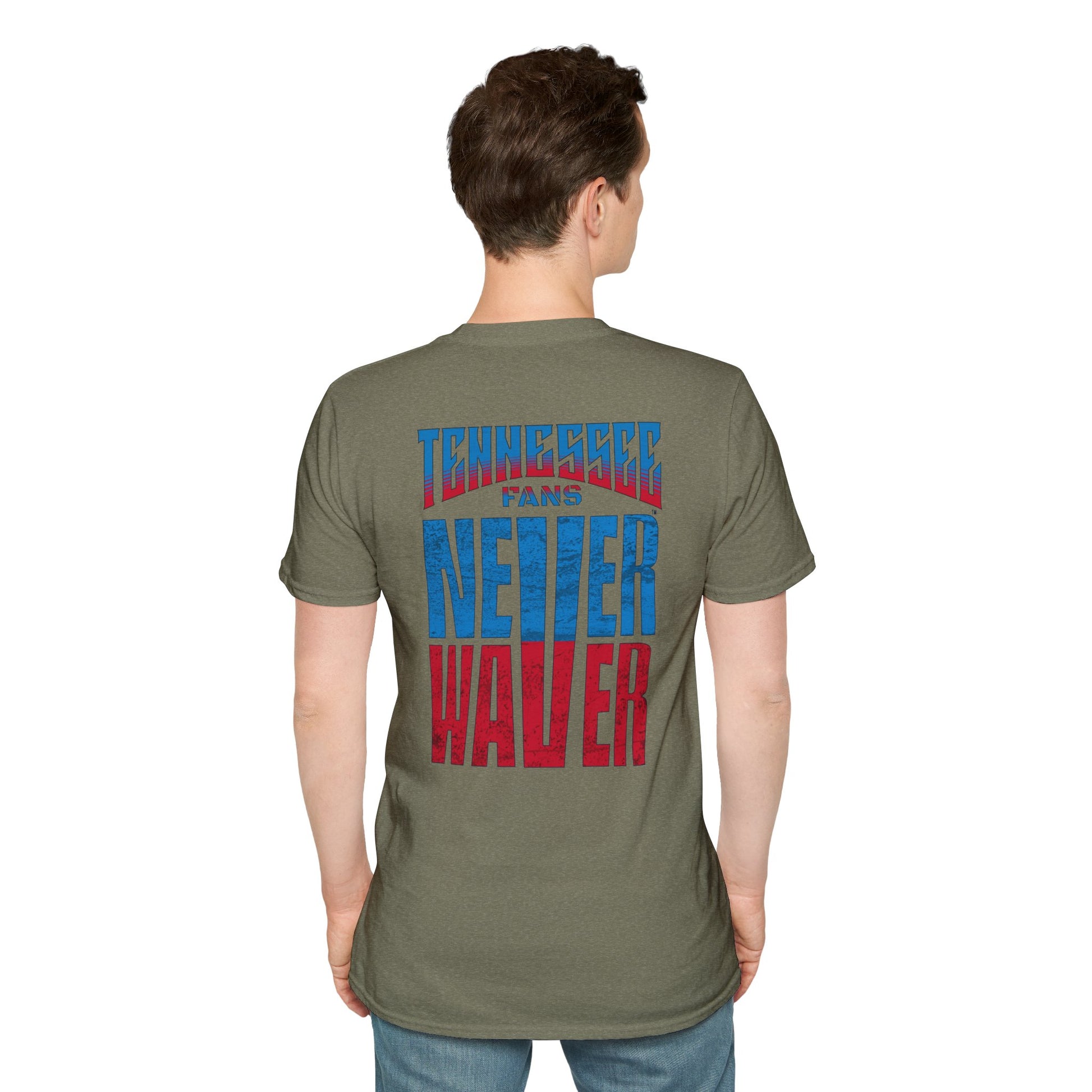 Tennessee Fans Never Waver Unisex Softstyle T-Shirt - Never Waver